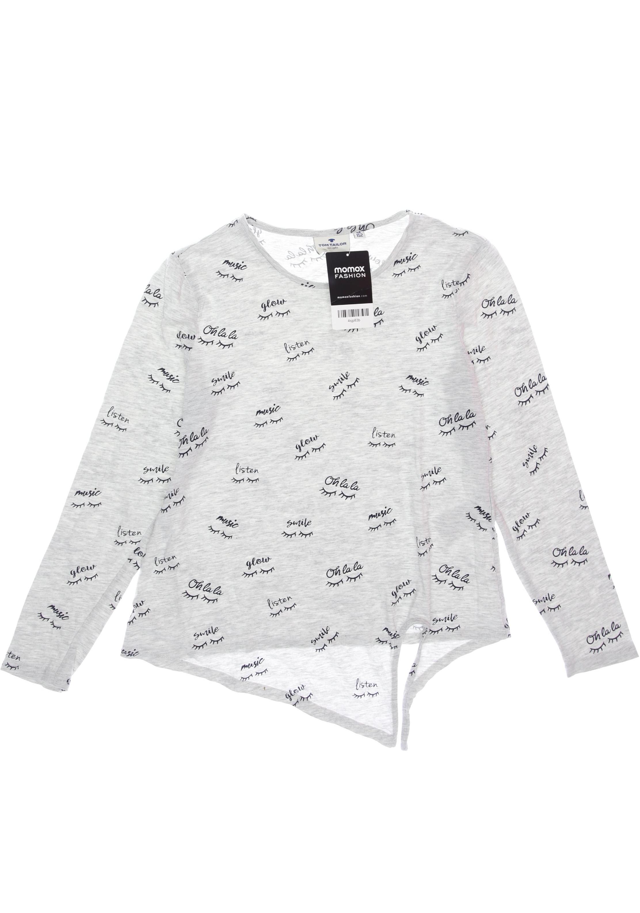 

Tom Tailor Damen Langarmshirt, grau, Gr. 152