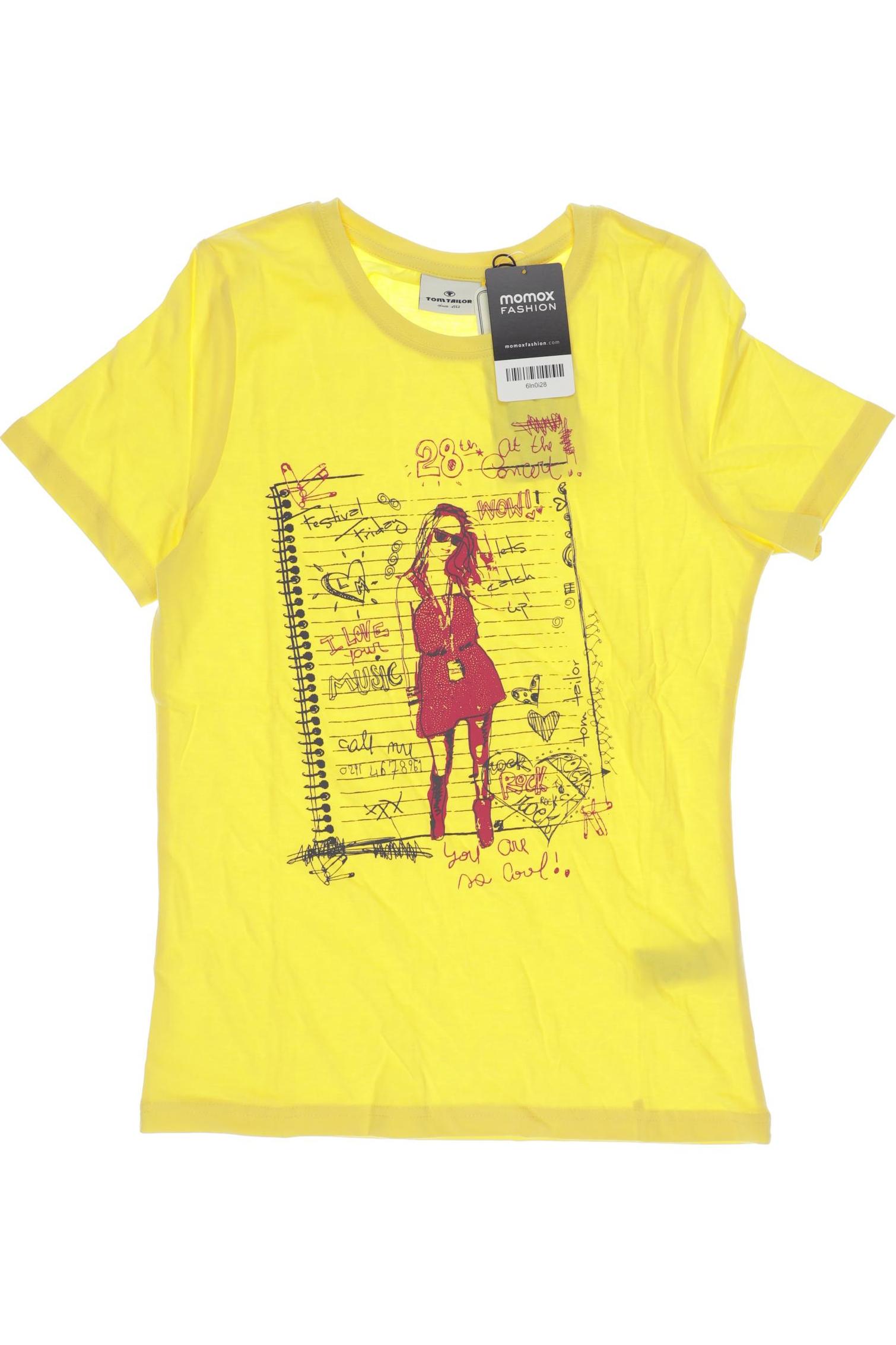 

Tom Tailor Damen T-Shirt, gelb, Gr. 164