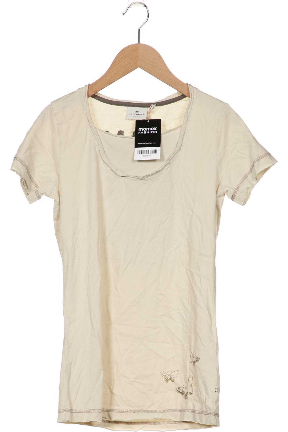 

Tom Tailor Damen T-Shirt, cremeweiß, Gr. 164