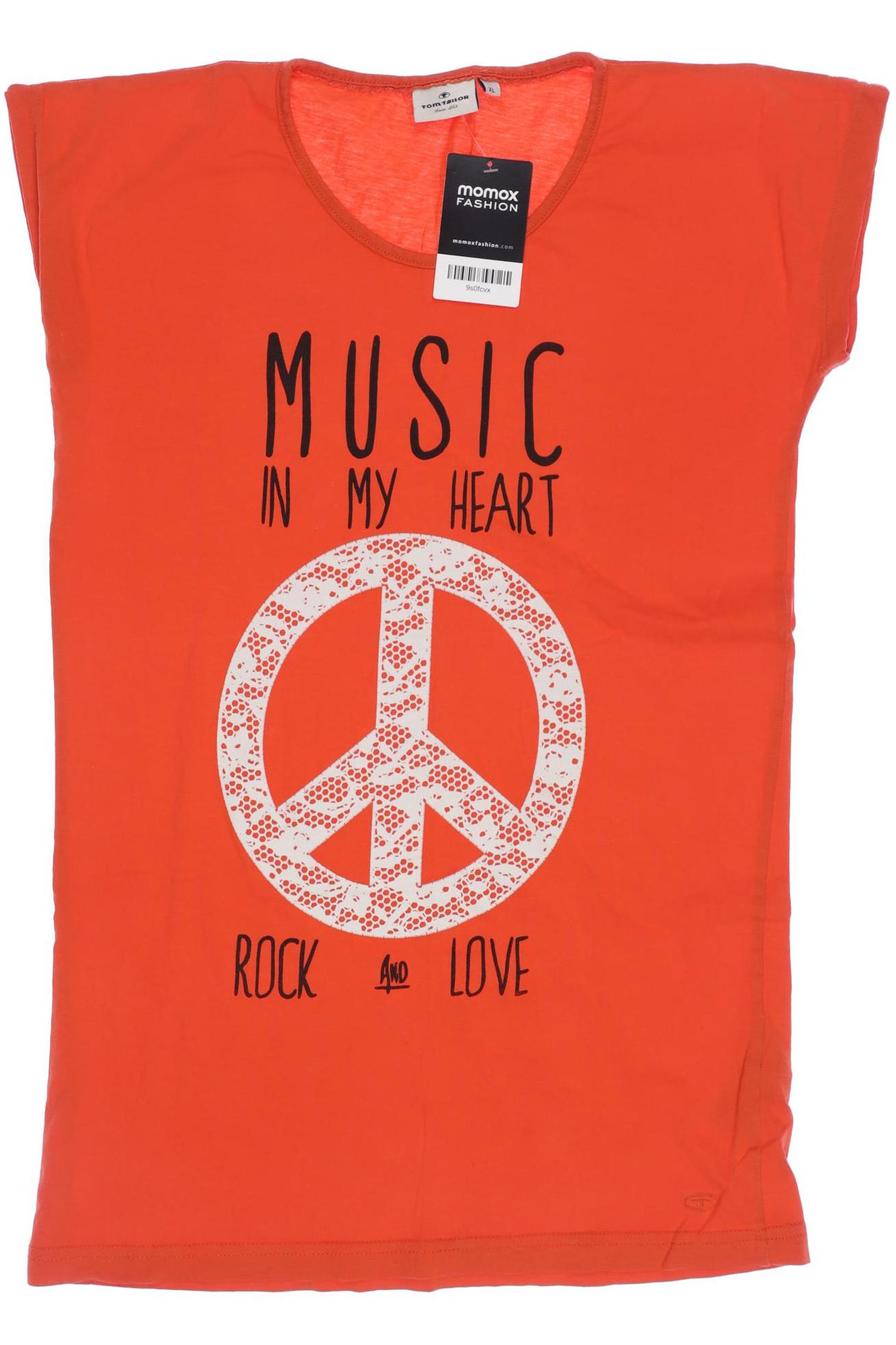 

Tom Tailor Damen T-Shirt, orange, Gr. 176