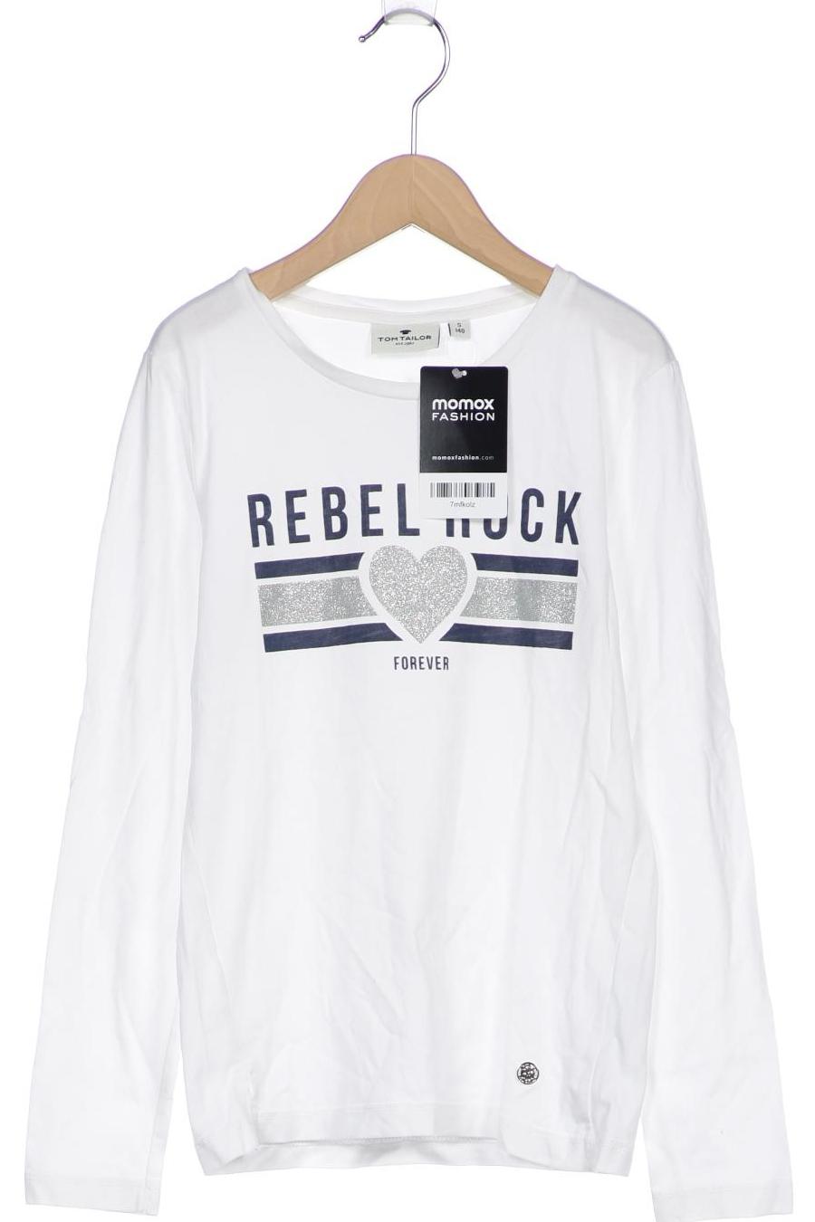 

Tom Tailor Mädchen Langarmshirt, weiß
