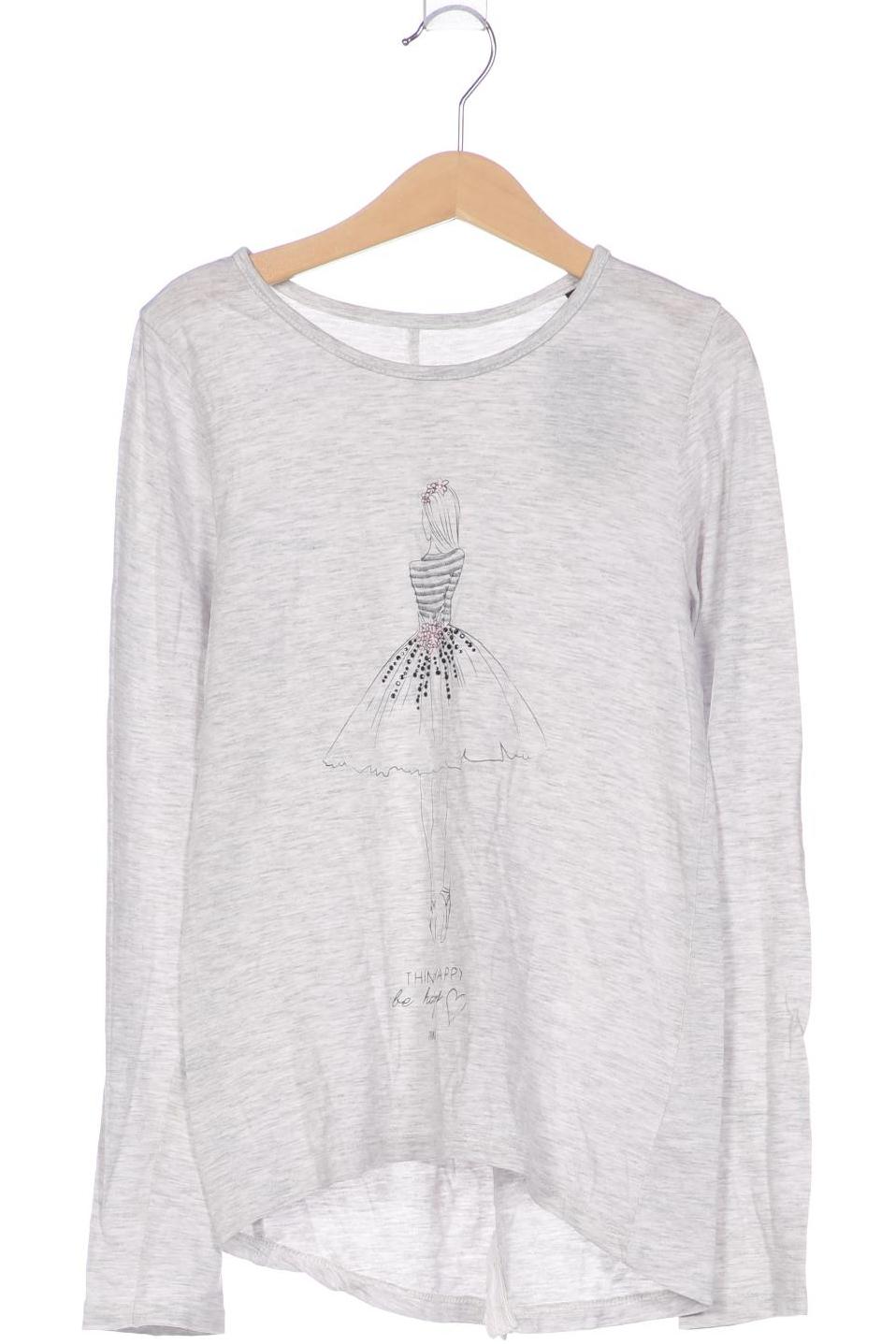

Tom Tailor Damen Langarmshirt, grau, Gr. 128
