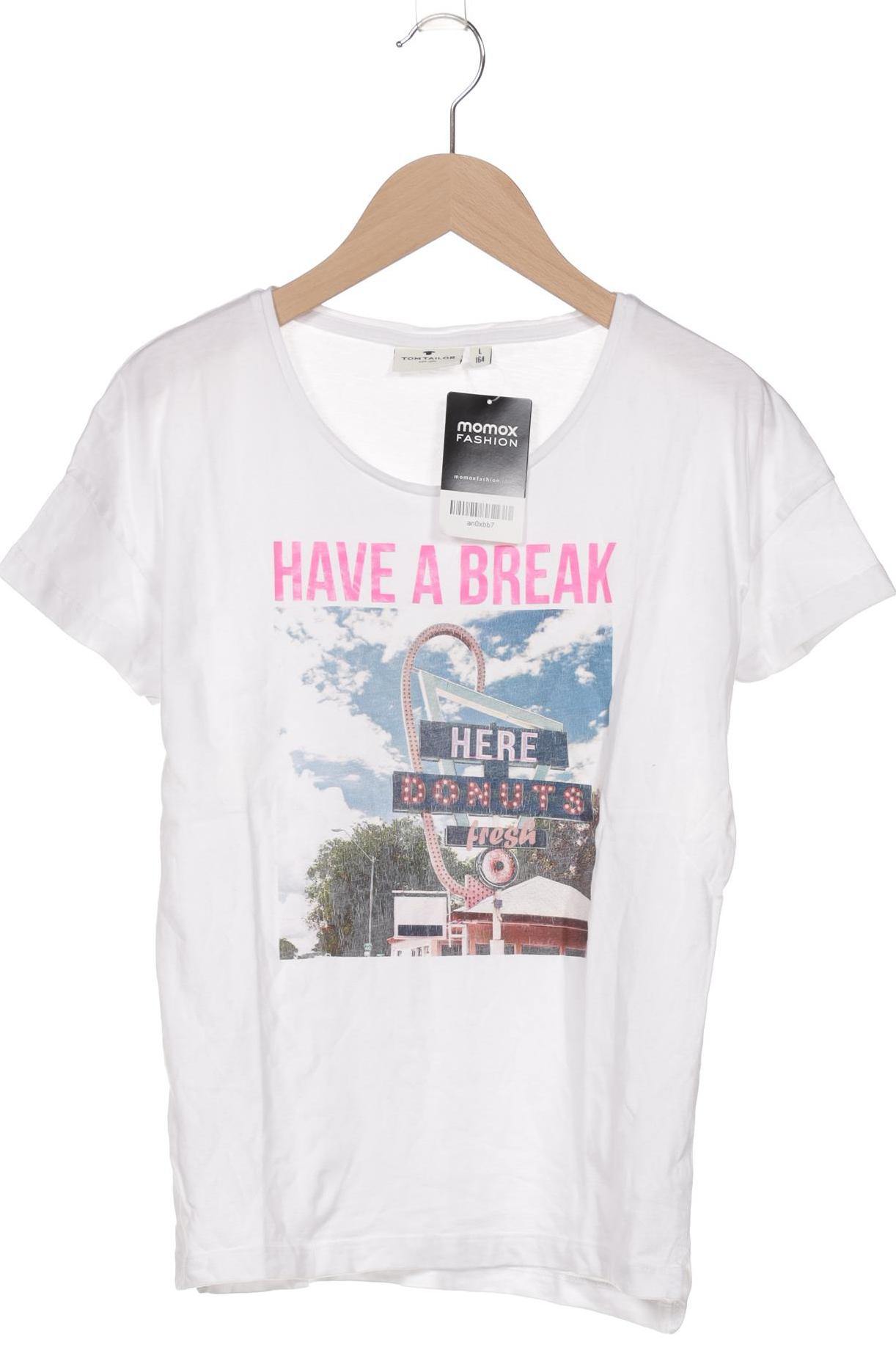 

Tom Tailor Damen T-Shirt, weiß, Gr. 164