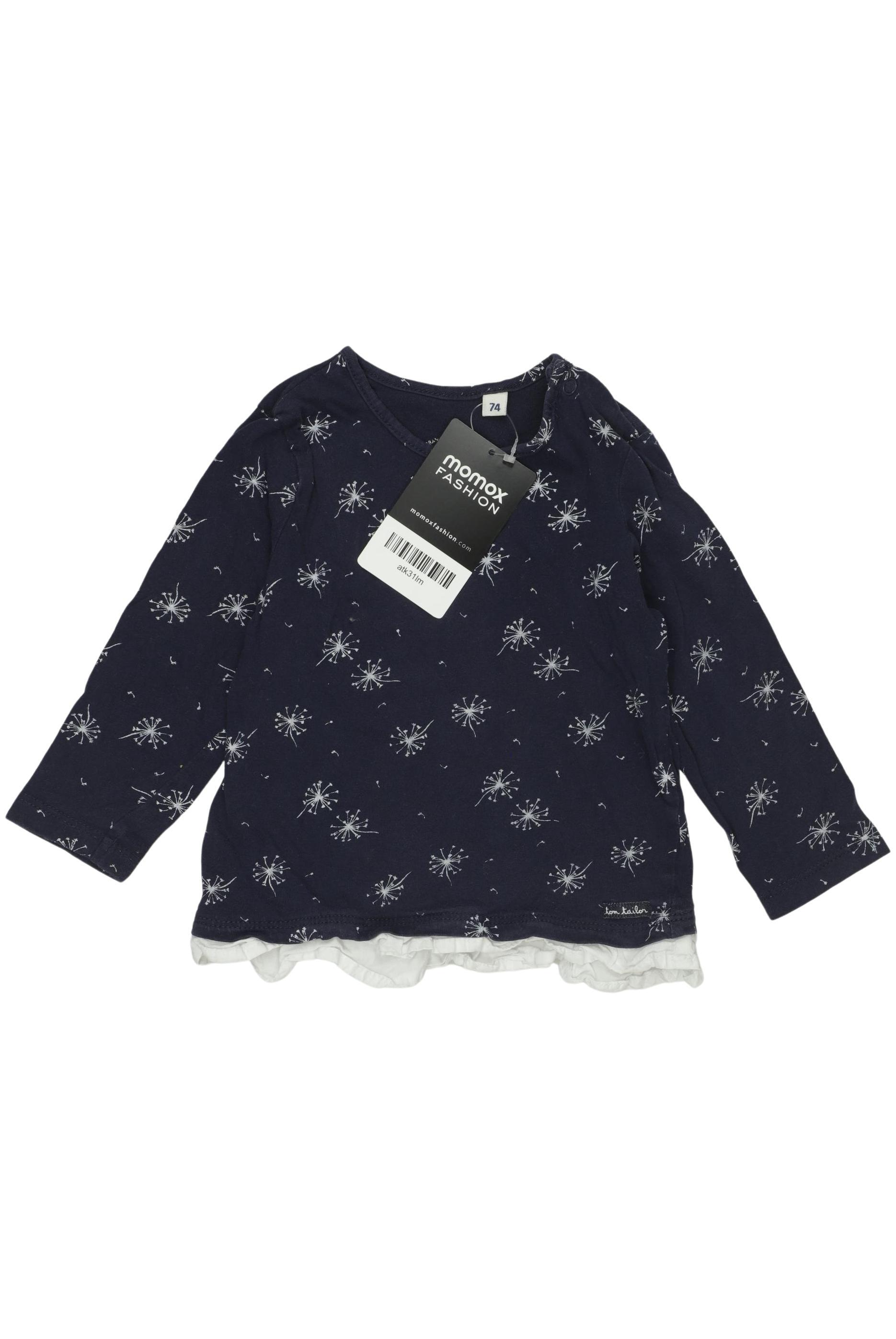 

Tom Tailor Damen Langarmshirt, marineblau, Gr. 74