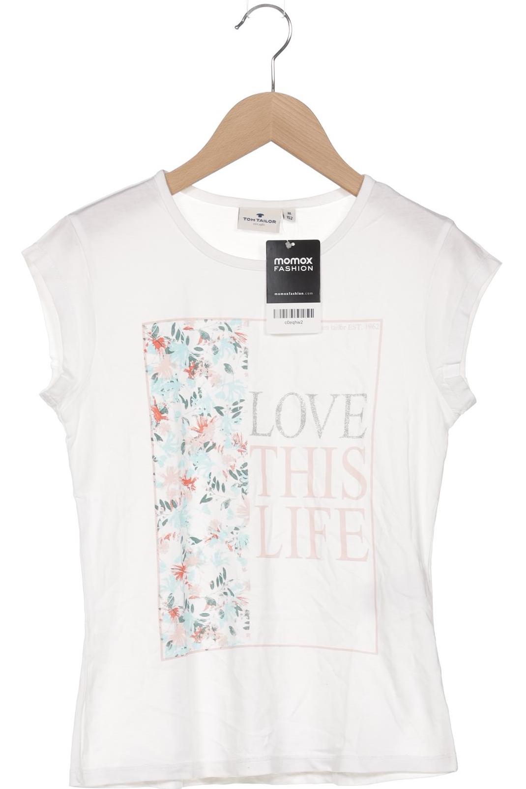 

Tom Tailor Damen T-Shirt, weiß, Gr. 152