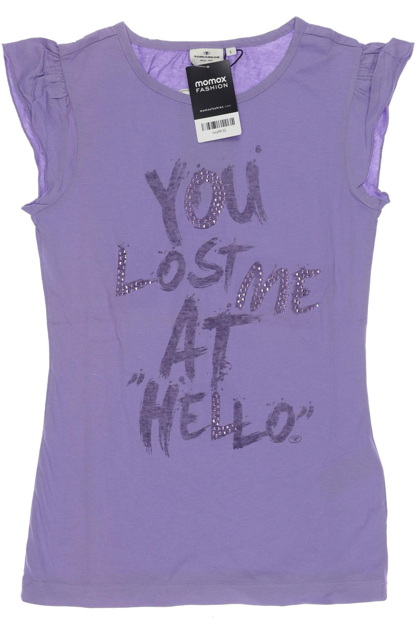 

Tom Tailor Damen T-Shirt, flieder, Gr. 164