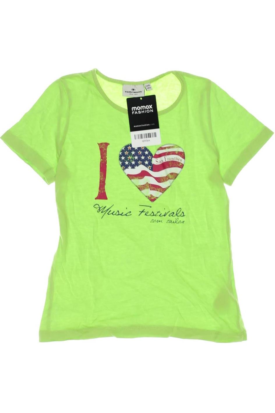 

Tom Tailor Damen T-Shirt, grün, Gr. 128