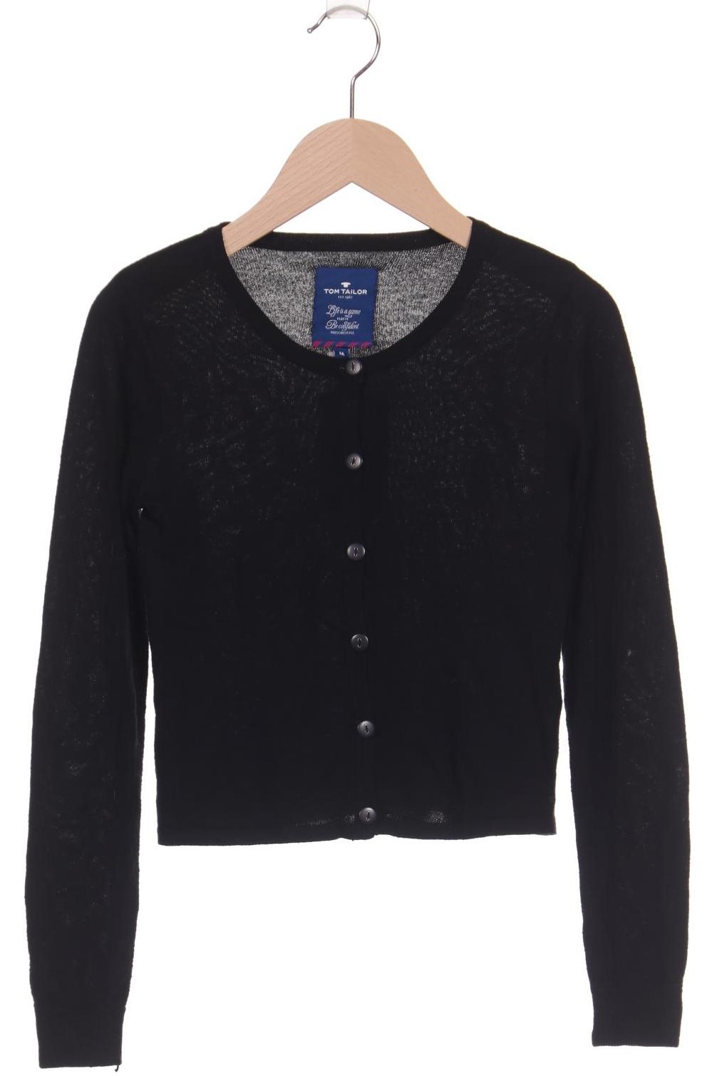 

Tom Tailor Damen Strickjacke, schwarz, Gr. 152