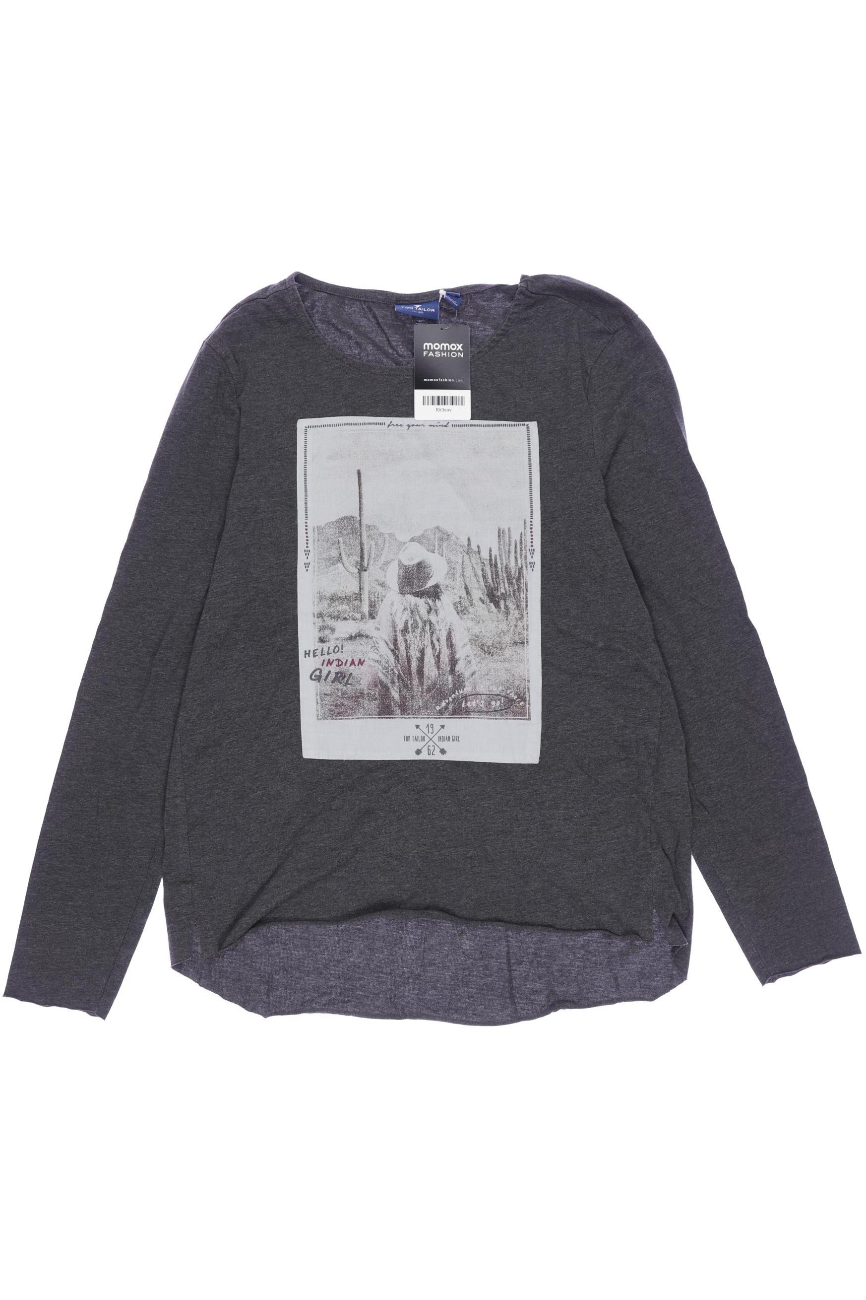 

Tom Tailor Damen Langarmshirt, grau, Gr. 176