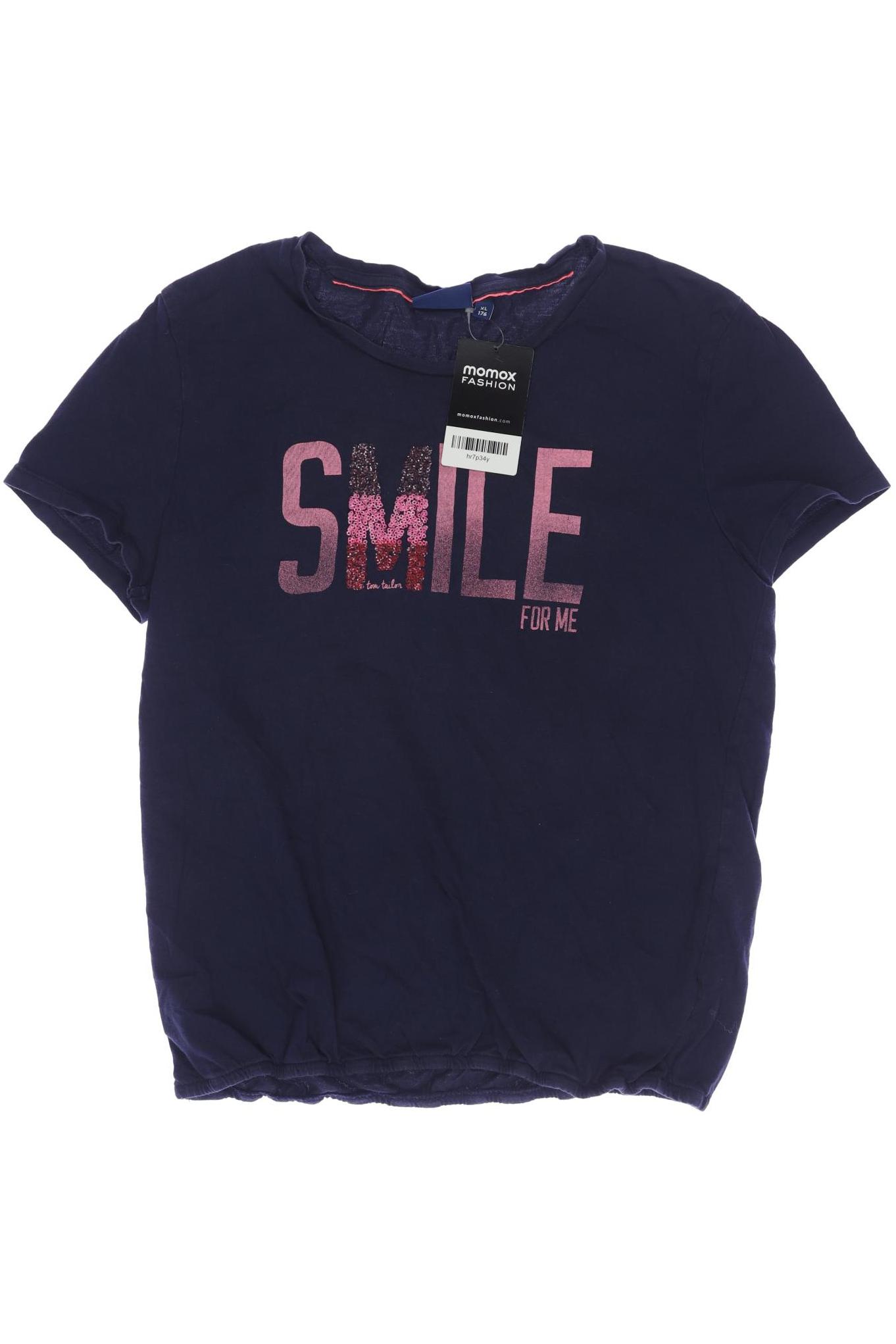 

Tom Tailor Damen T-Shirt, marineblau, Gr. 176