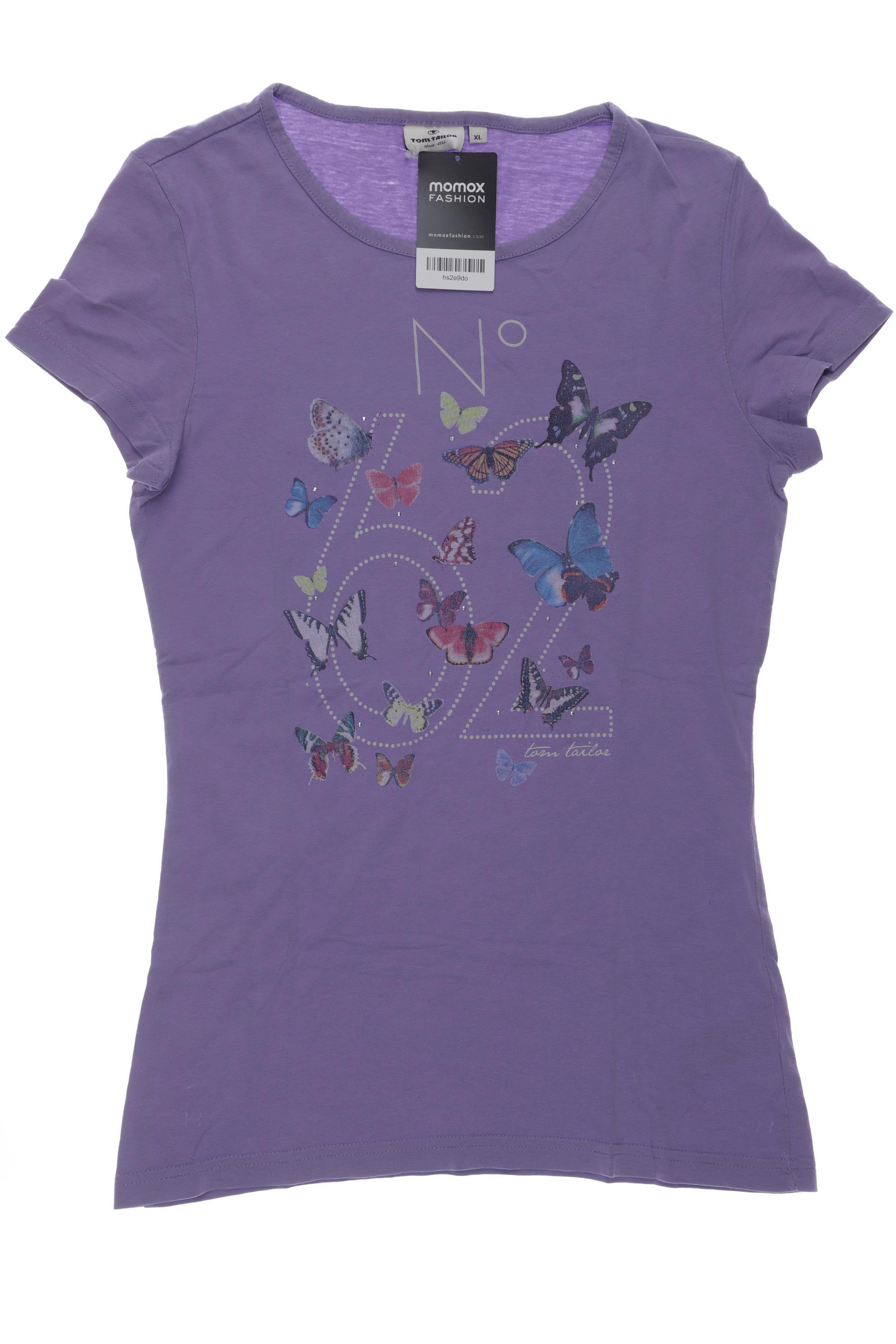 

Tom Tailor Damen T-Shirt, flieder, Gr. 176