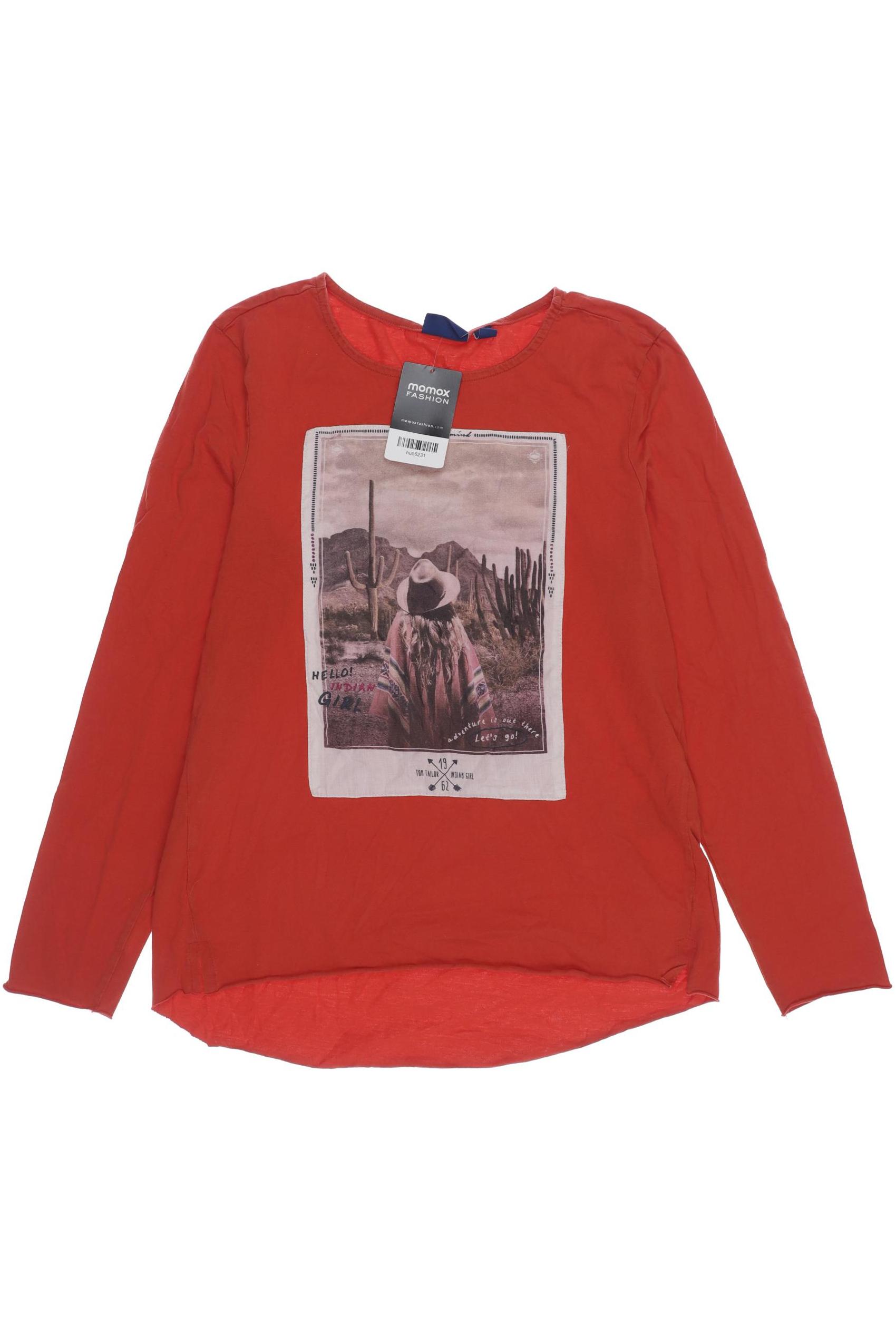 

Tom Tailor Damen Langarmshirt, rot, Gr. 170