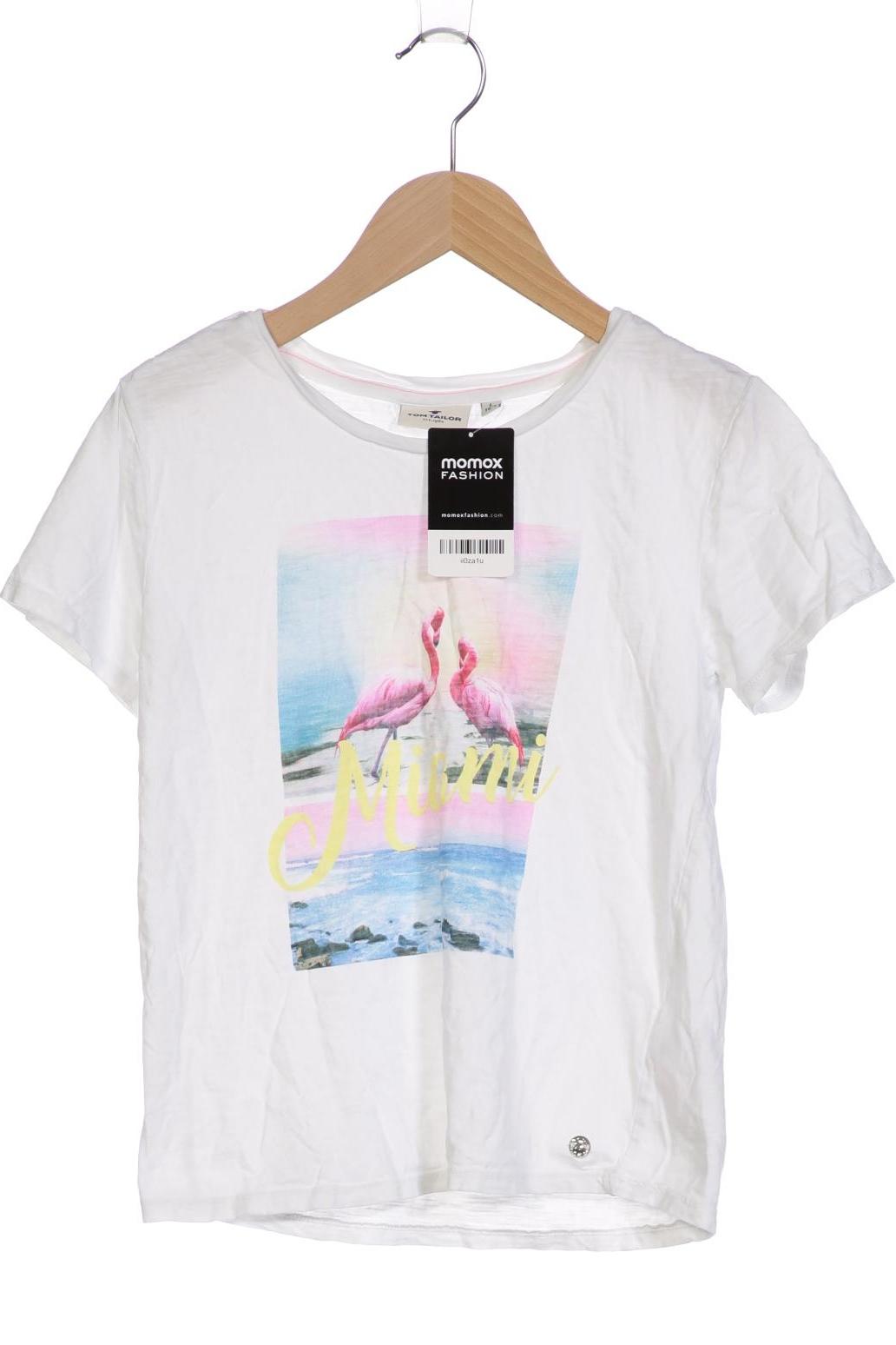 

Tom Tailor Damen T-Shirt, weiß, Gr. 164