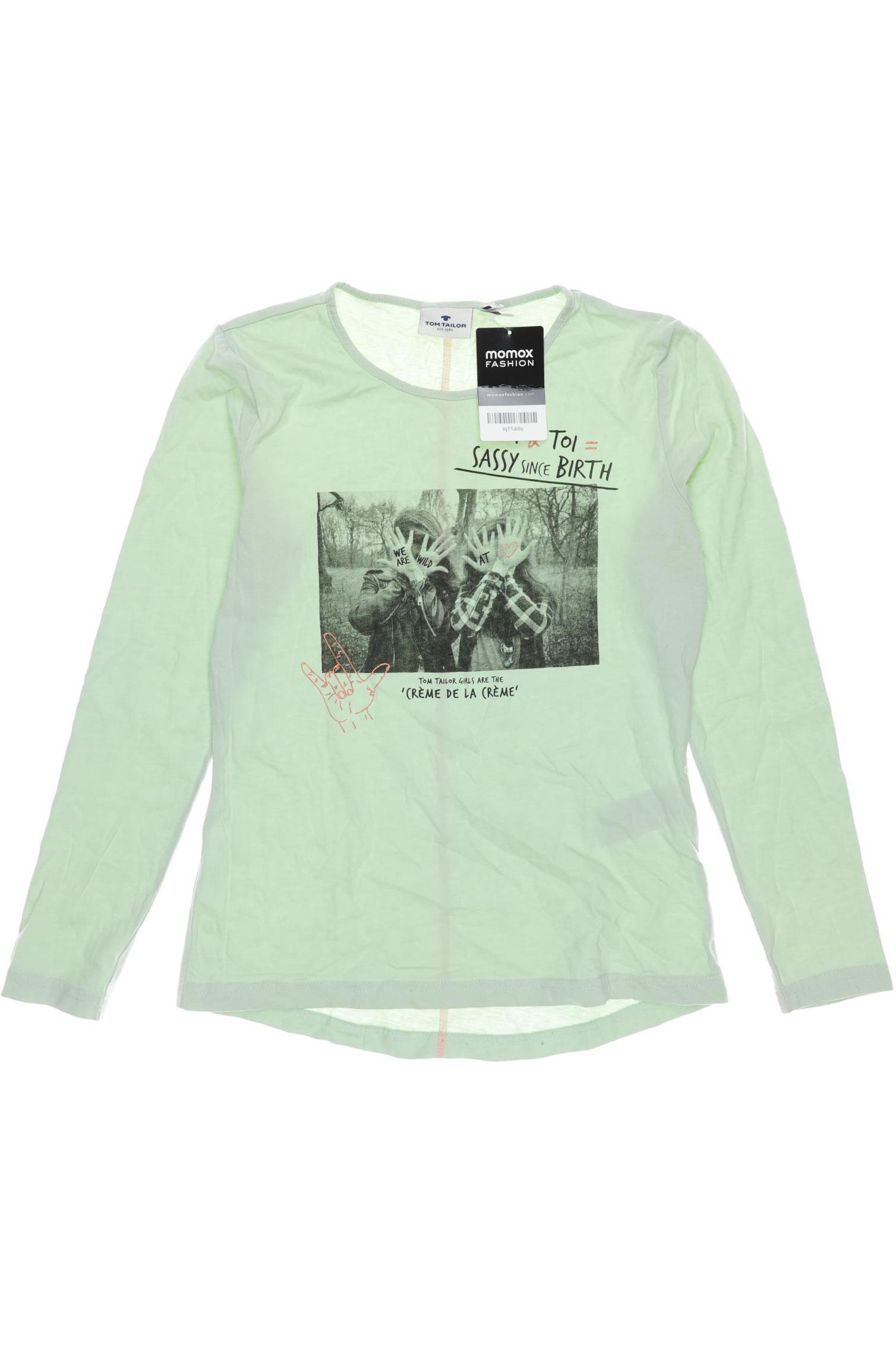 

Tom Tailor Damen Langarmshirt, hellgrün, Gr. 152