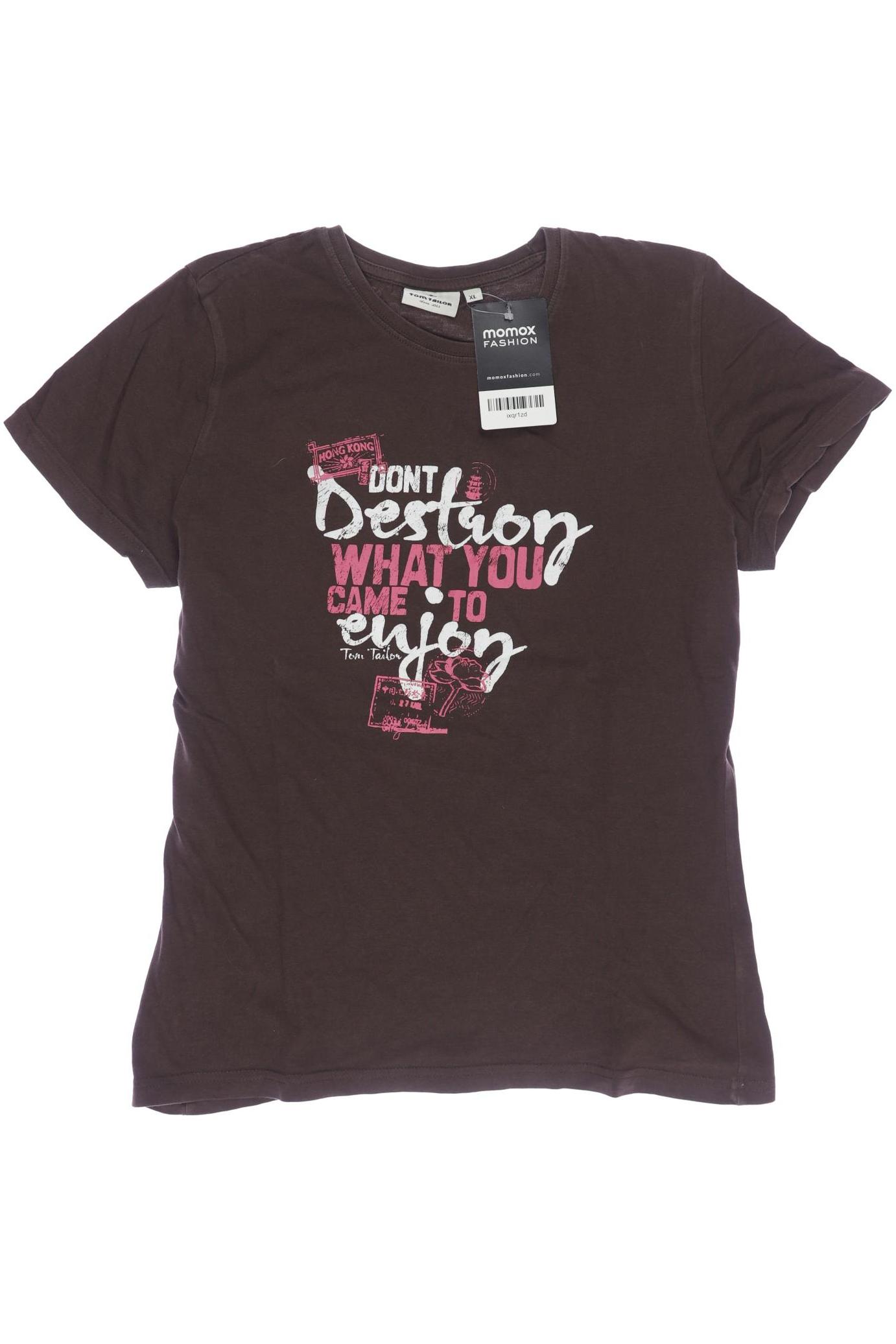 

Tom Tailor Damen T-Shirt, braun, Gr. 176