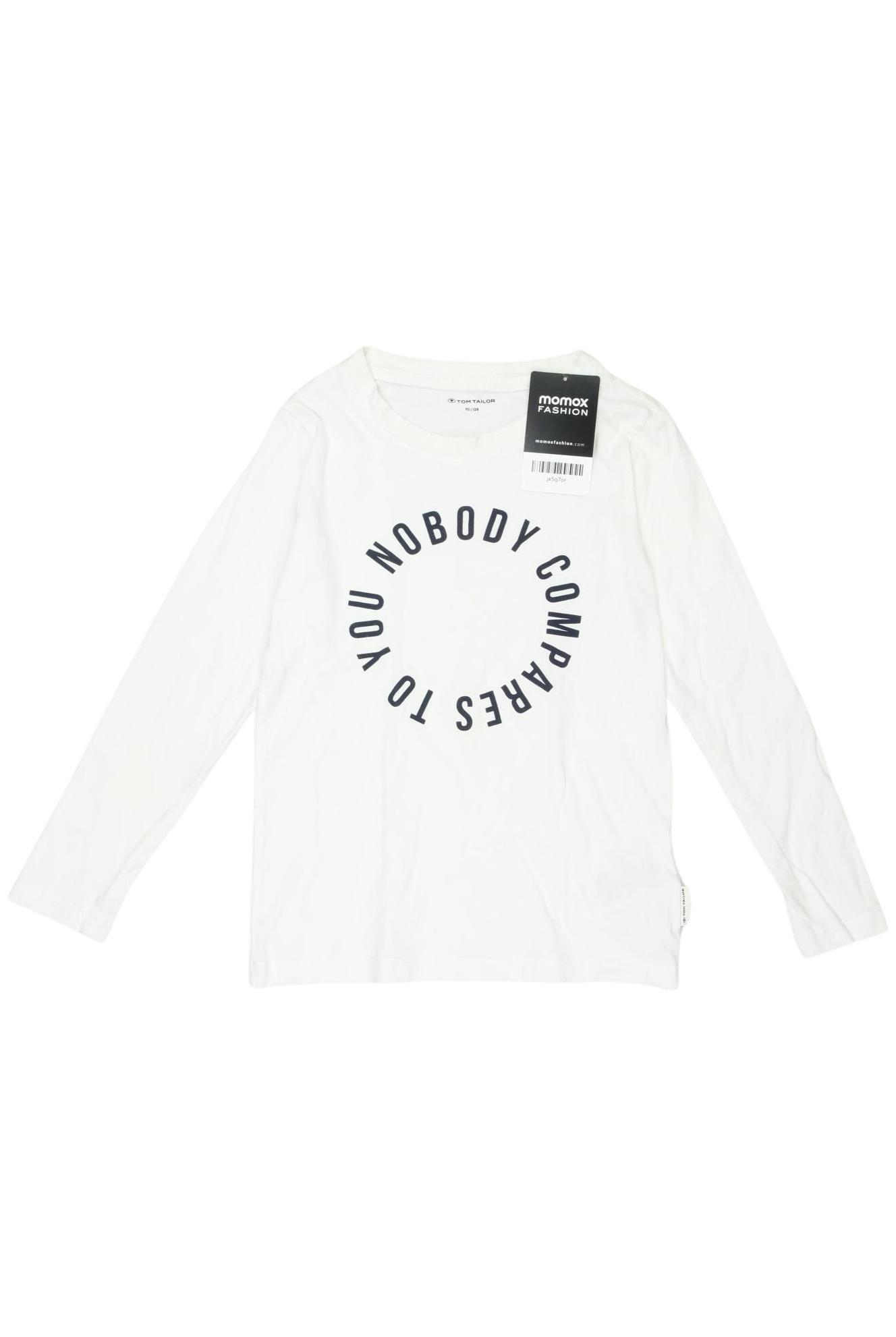 

Tom Tailor Damen Langarmshirt, weiß, Gr. 128