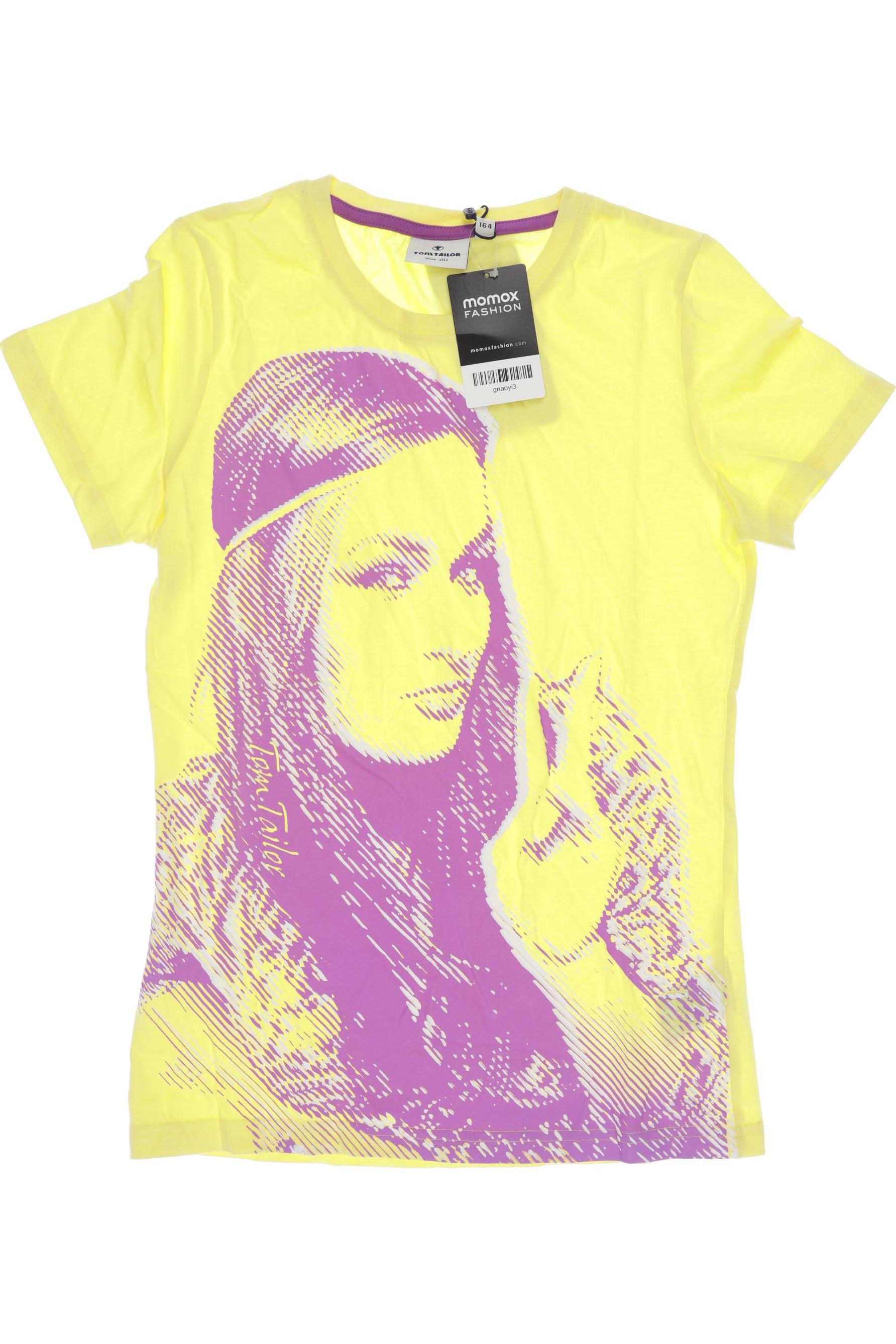 

Tom Tailor Damen T-Shirt, gelb, Gr. 164