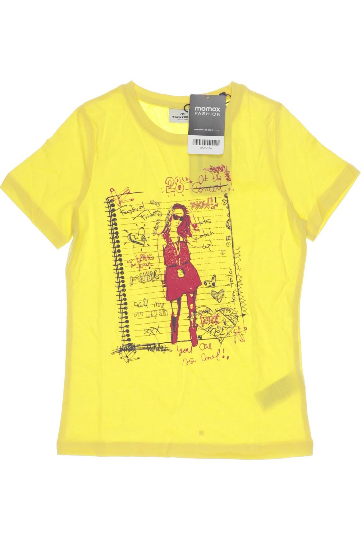

Tom Tailor Damen T-Shirt, gelb, Gr. 140