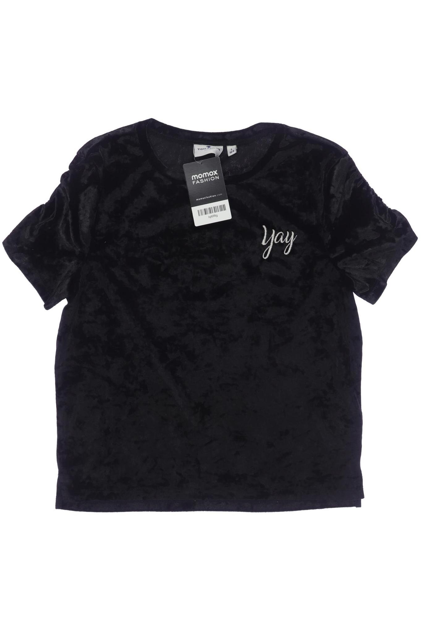 

Tom Tailor Damen T-Shirt, schwarz, Gr. 164
