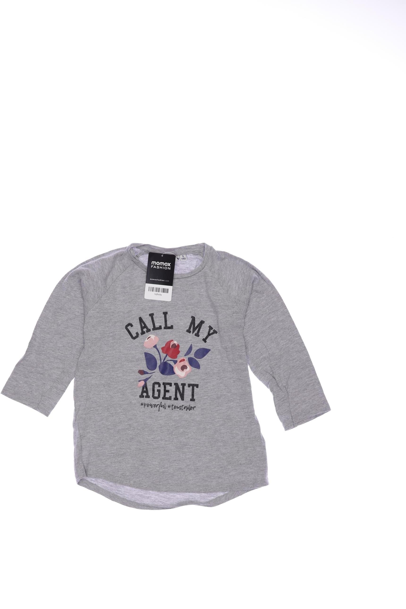 

Tom Tailor Damen Langarmshirt, grau, Gr. 140
