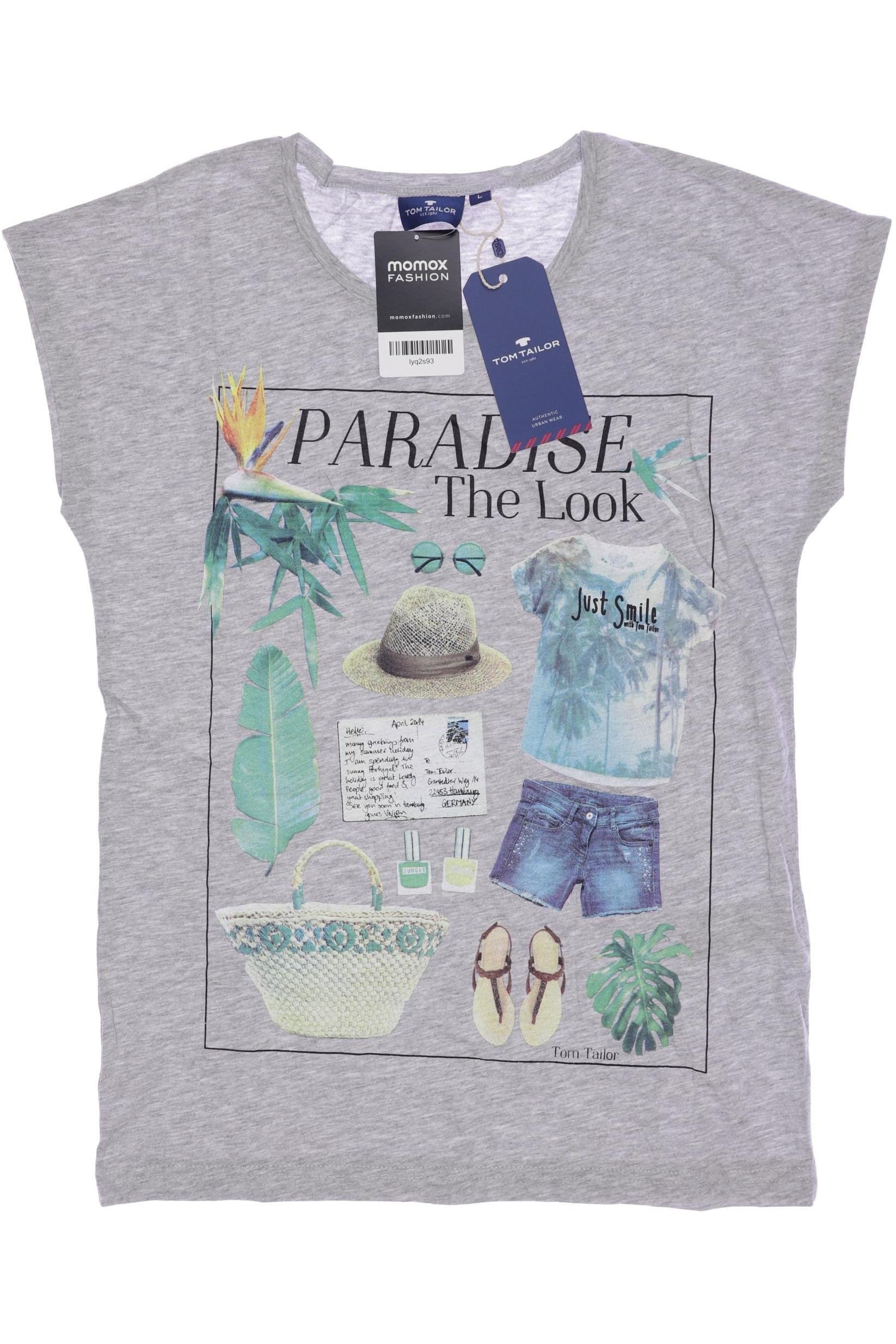 

Tom Tailor Damen T-Shirt, grau, Gr. 164