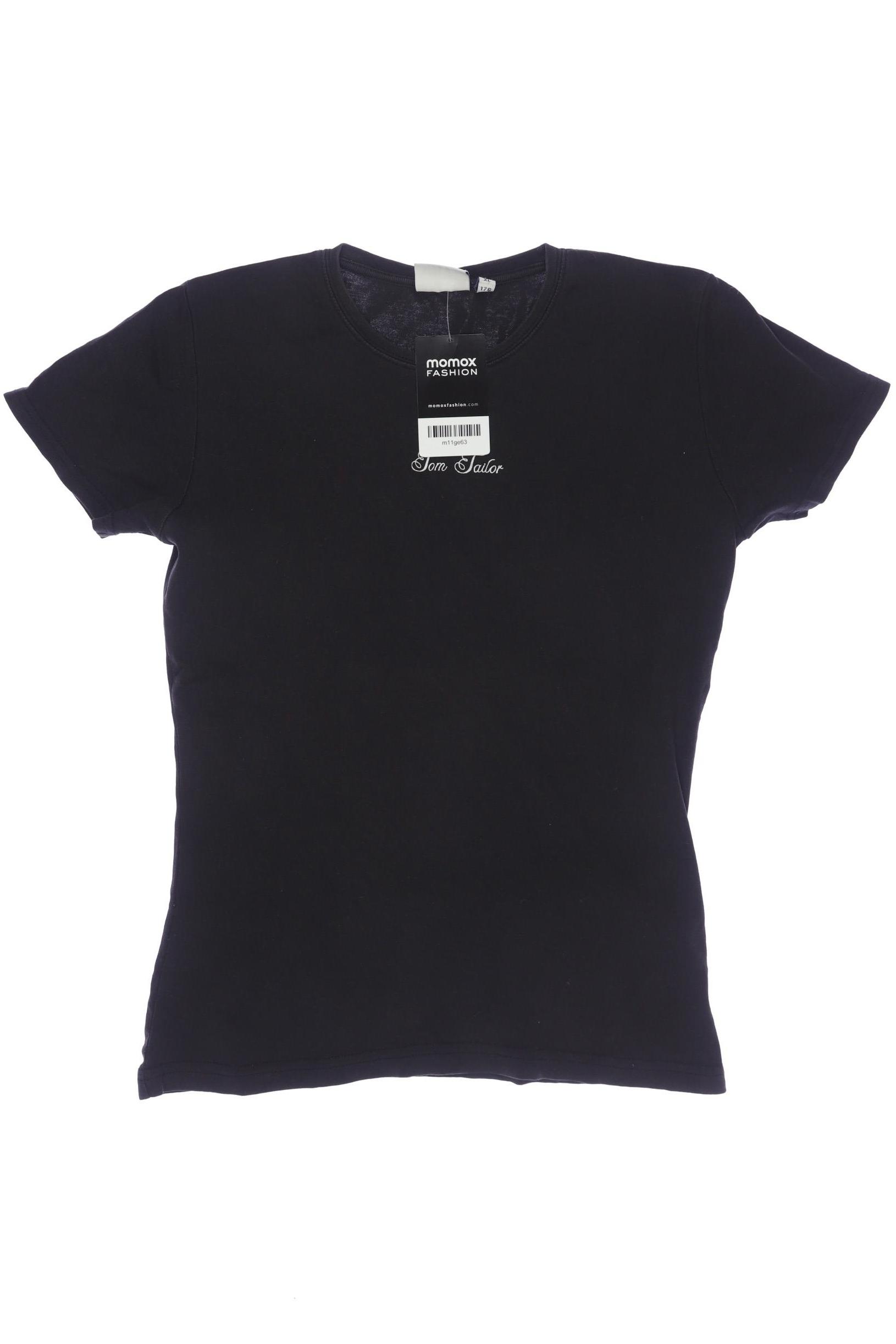 

Tom Tailor Damen T-Shirt, schwarz, Gr. 176