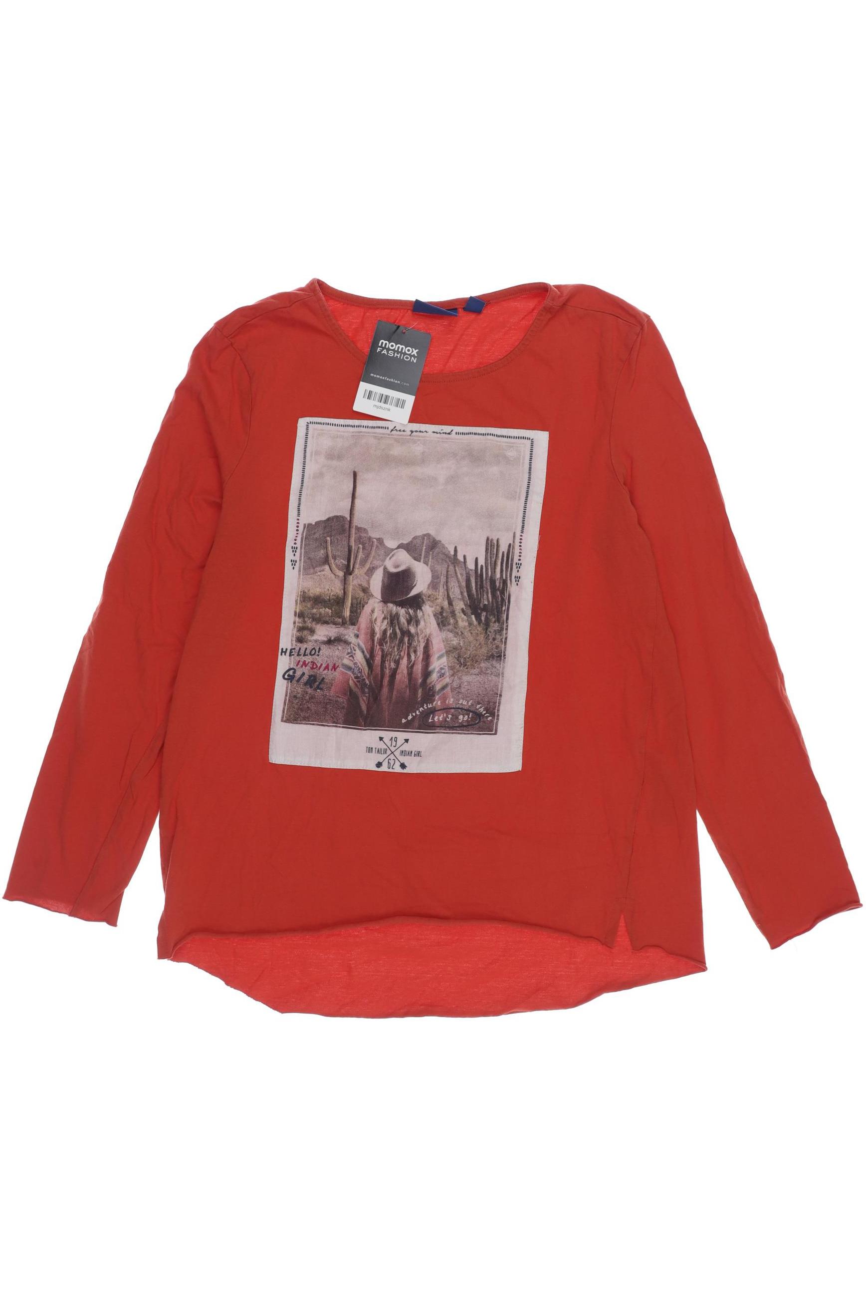 

Tom Tailor Damen Langarmshirt, rot, Gr. 170