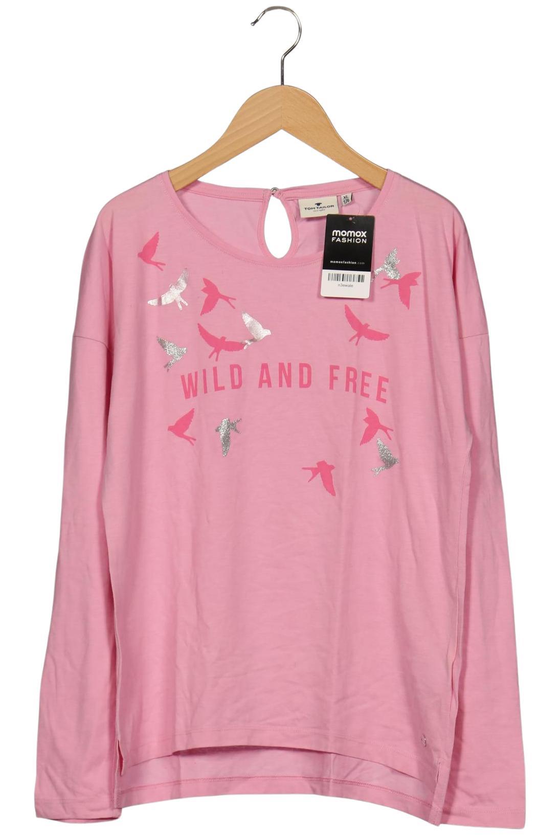 

Tom Tailor Damen Langarmshirt, pink, Gr. 176