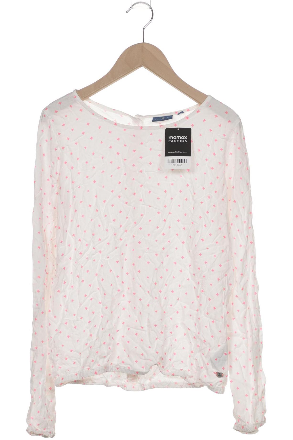 

Tom Tailor Damen Langarmshirt, weiß, Gr. 158
