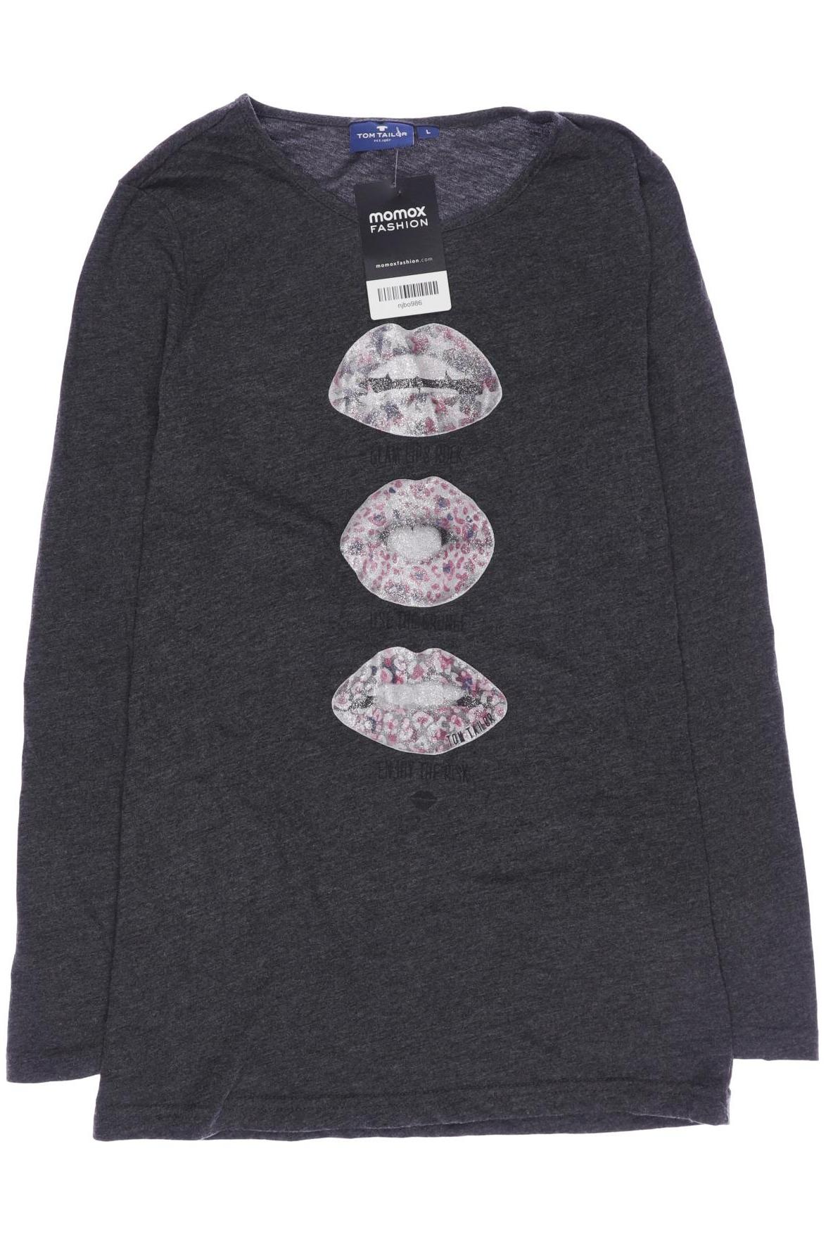 

Tom Tailor Mädchen Langarmshirt, grau