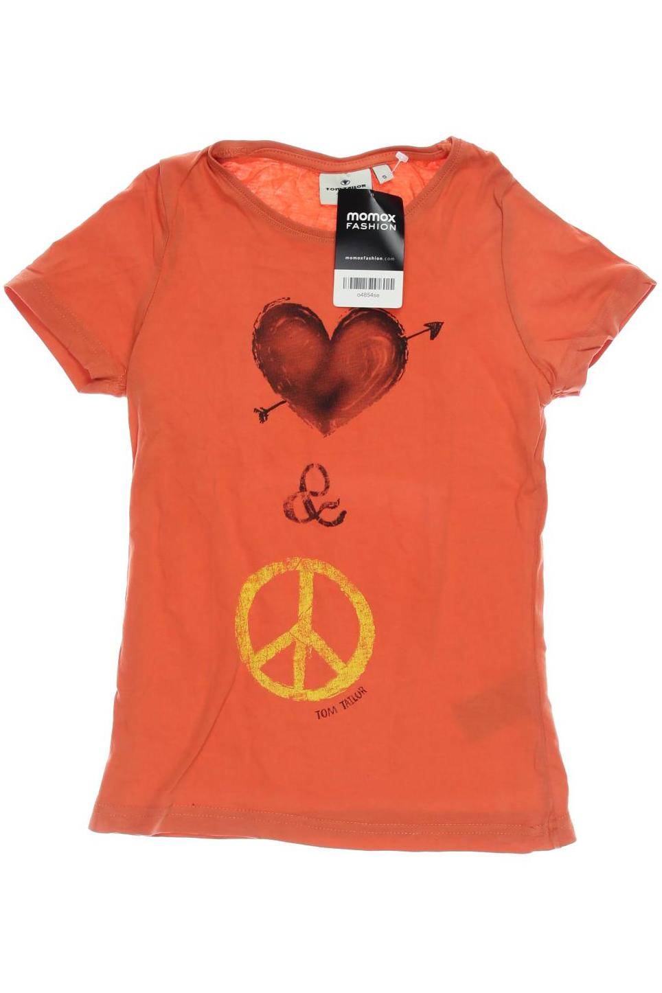 

Tom Tailor Damen T-Shirt, orange, Gr. 140