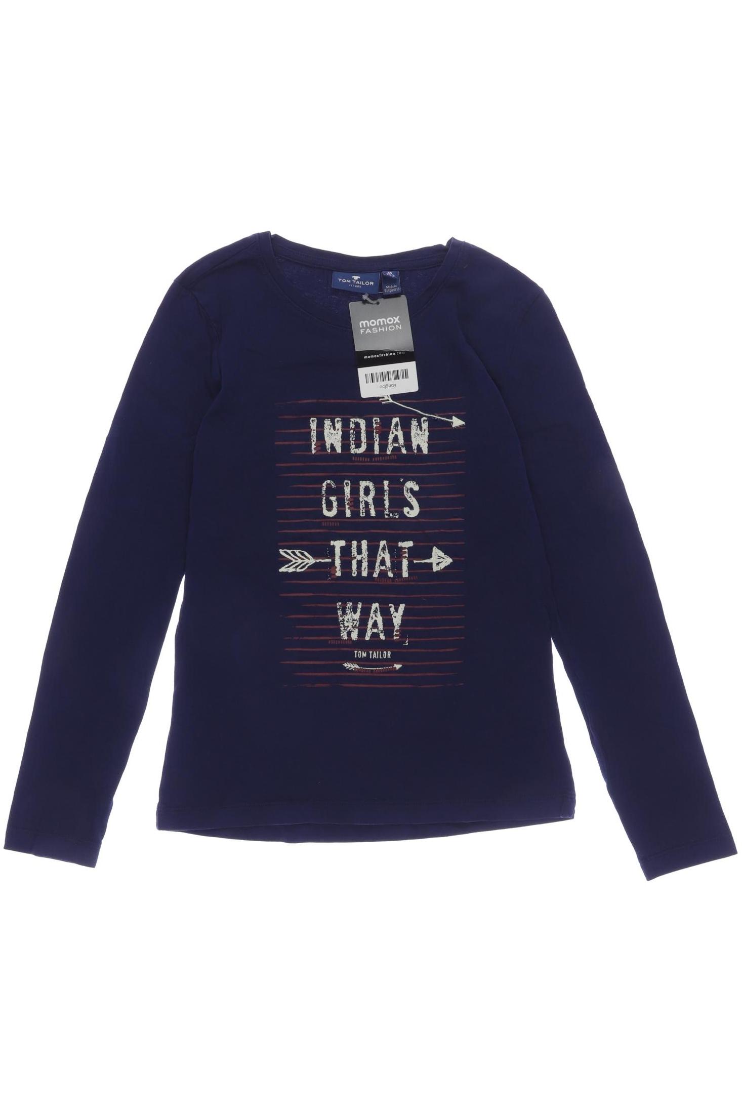 

Tom Tailor Mädchen Langarmshirt, marineblau