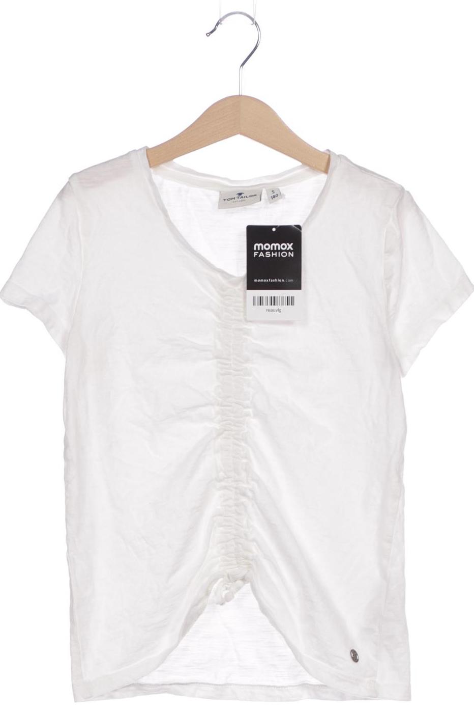 

Tom Tailor Damen T-Shirt, weiß, Gr. 140