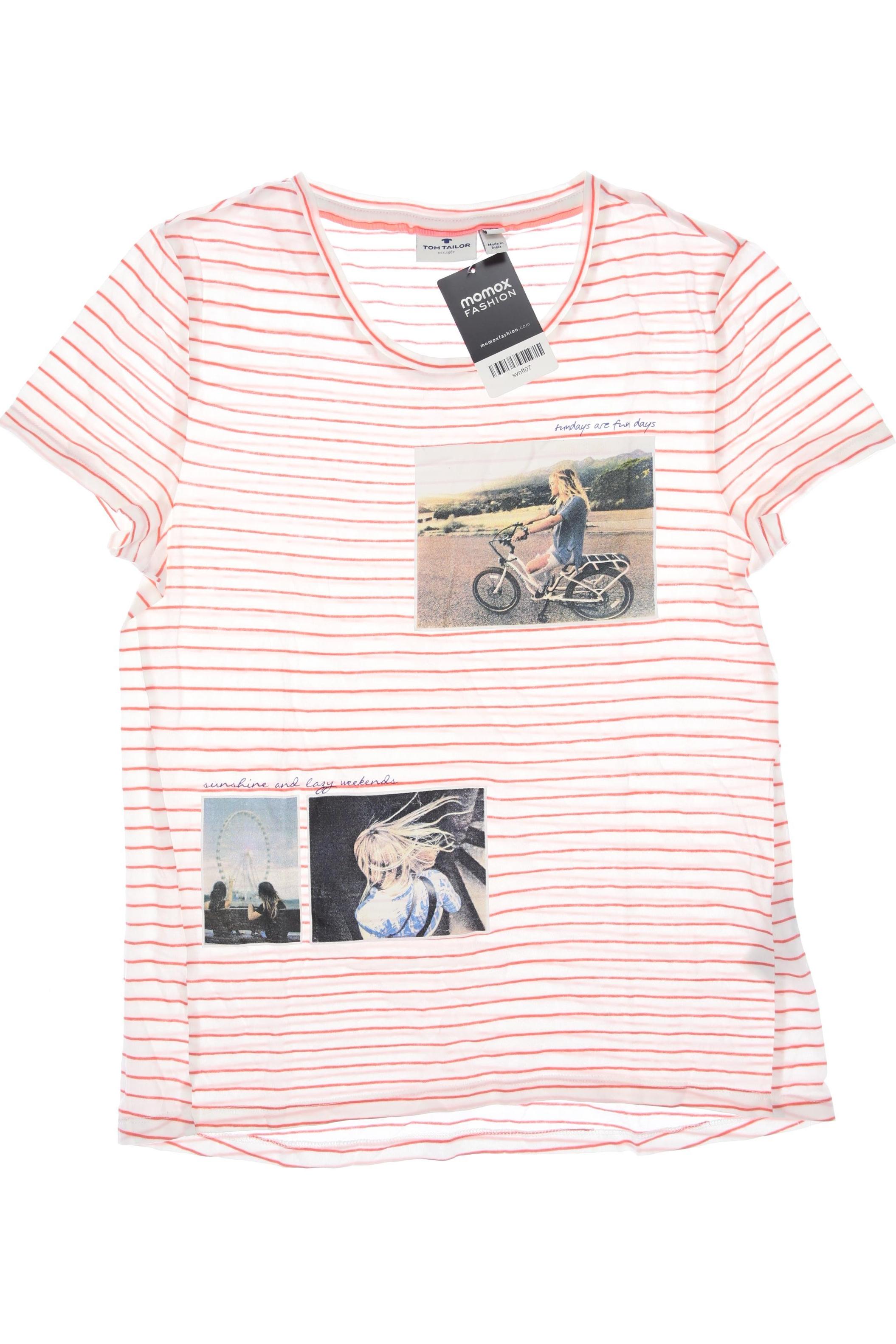 

Tom Tailor Damen T-Shirt, weiß, Gr. 176