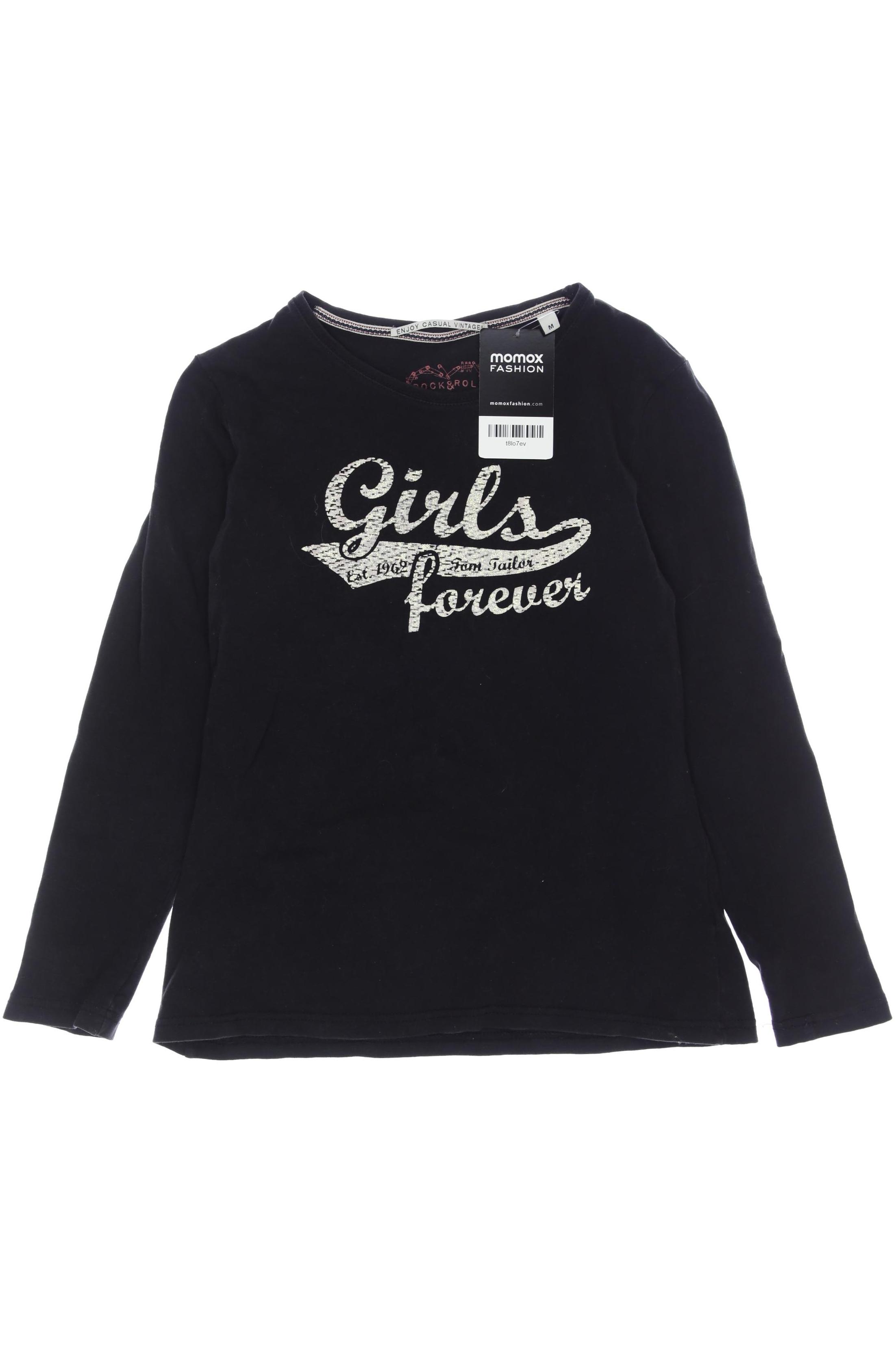 

Tom Tailor Damen Langarmshirt, schwarz, Gr. 152