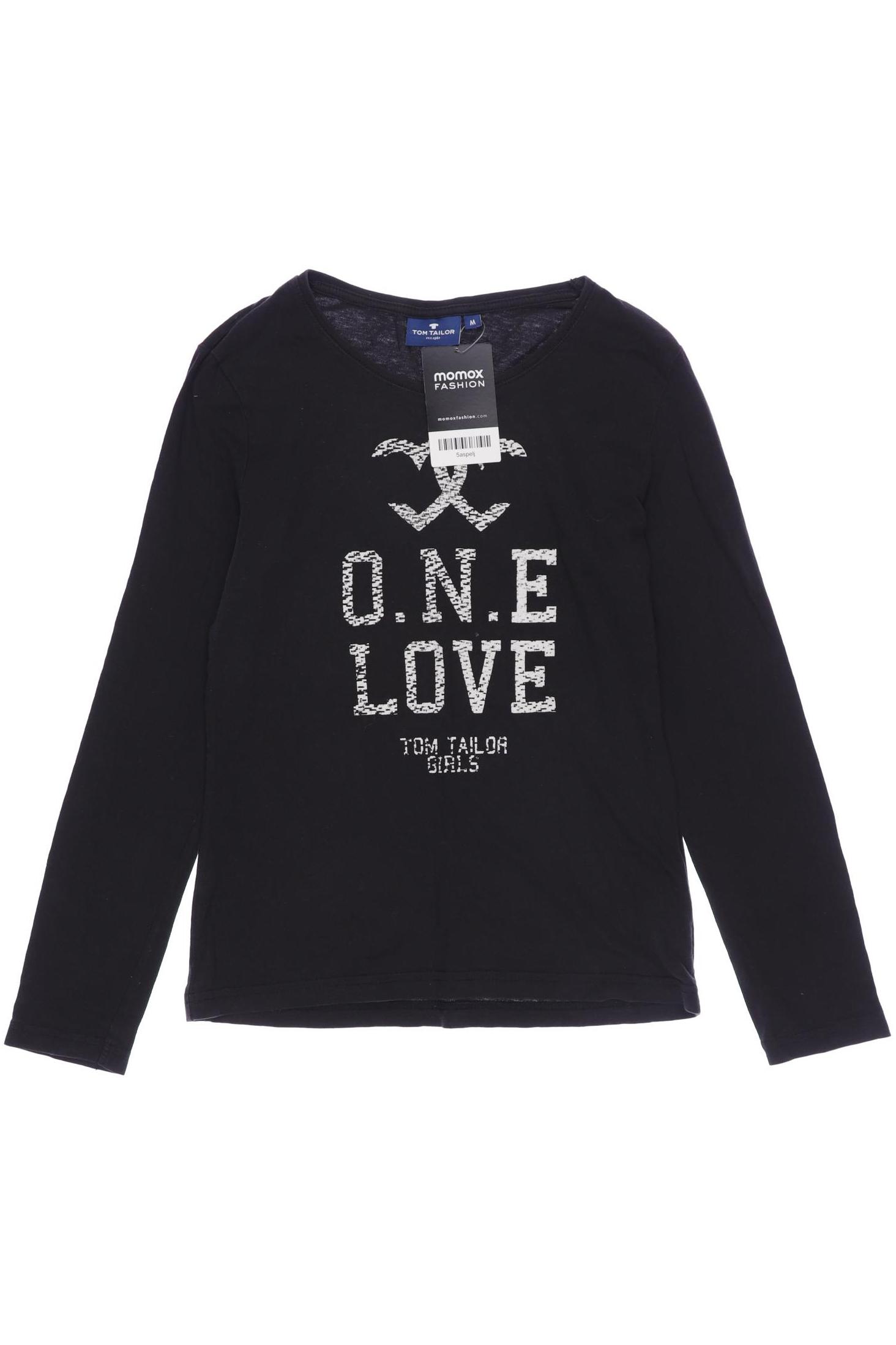 

Tom Tailor Damen Langarmshirt, schwarz, Gr. 152