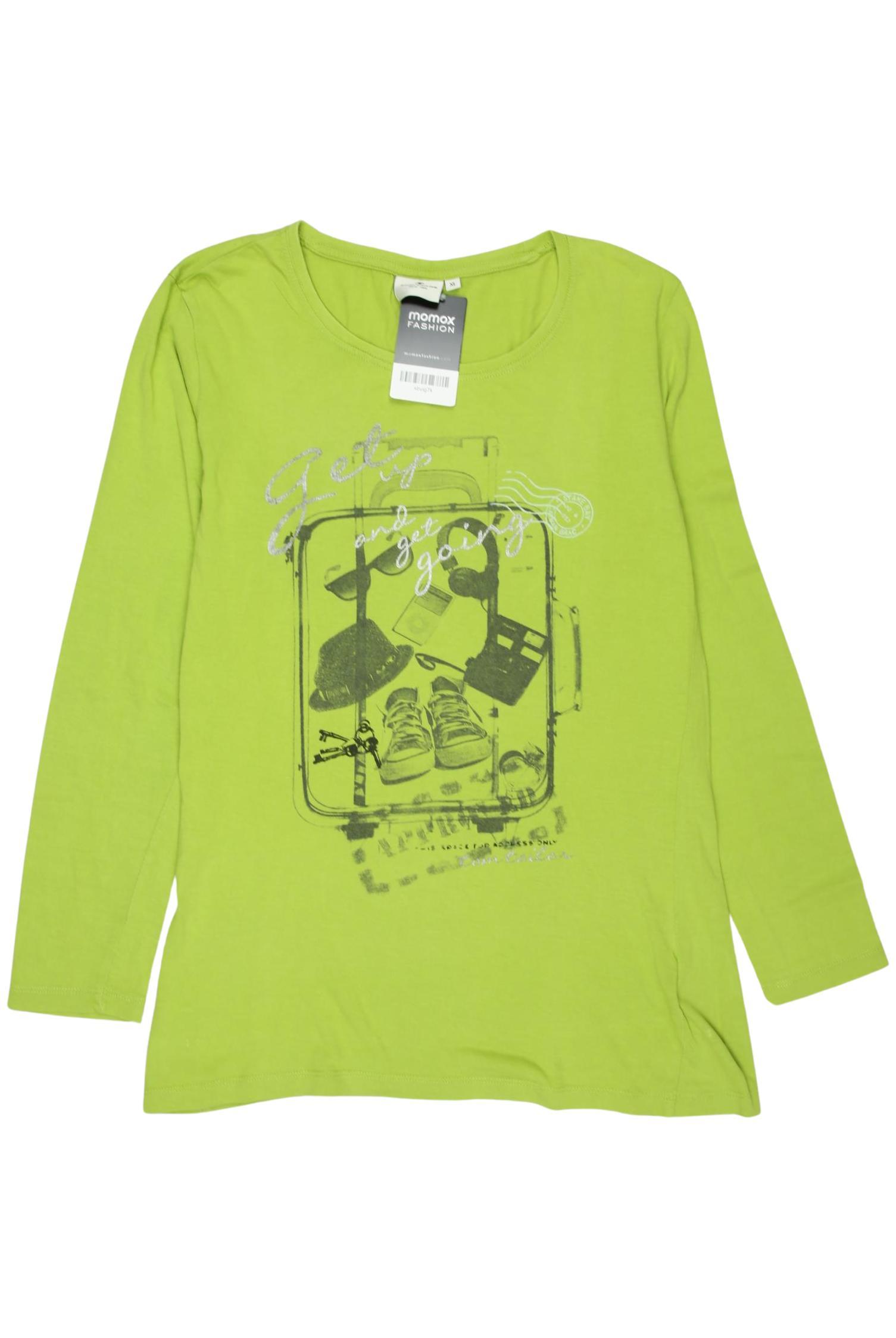

Tom Tailor Damen Langarmshirt, grün, Gr. 176