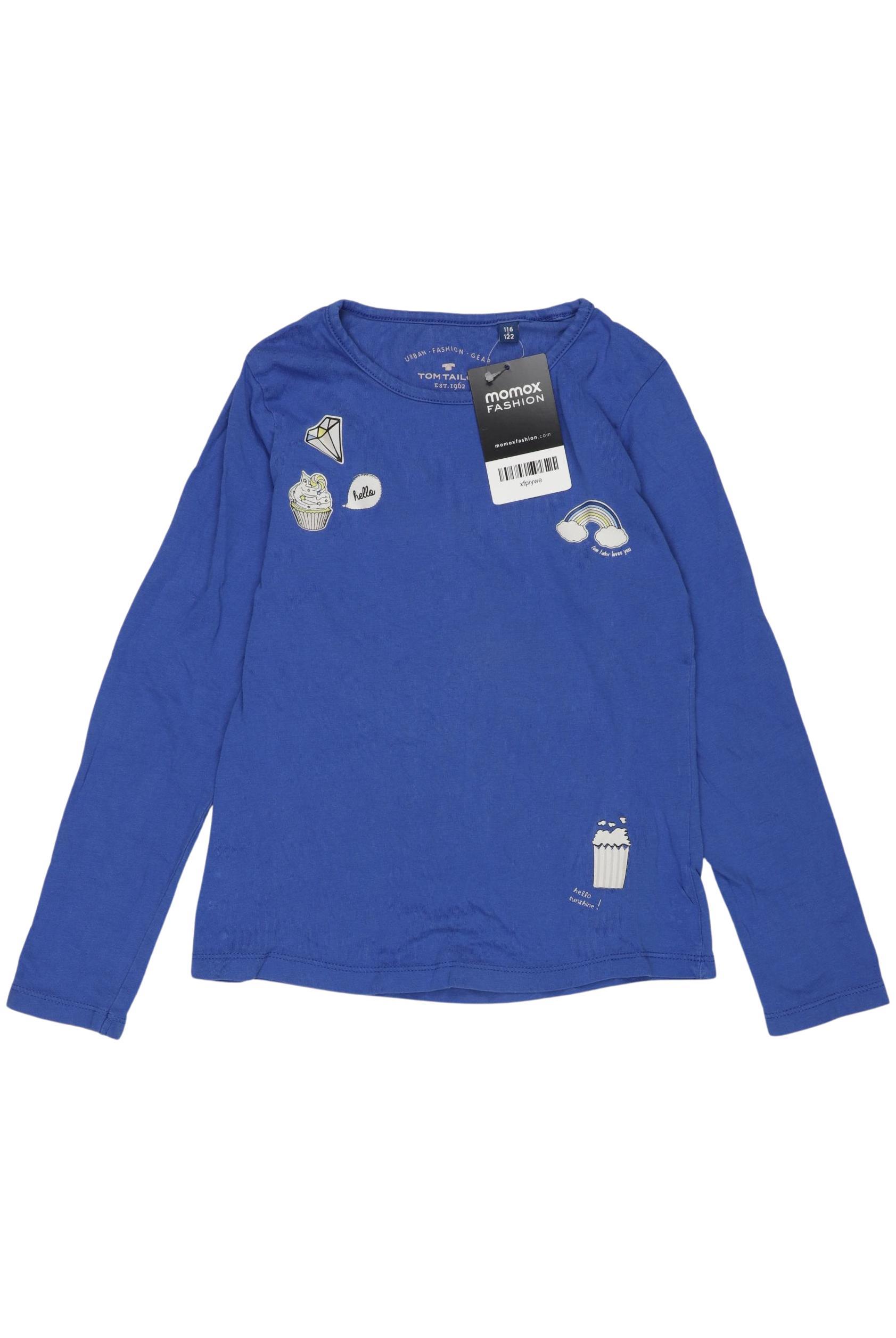 

Tom Tailor Damen Langarmshirt, blau, Gr. 116