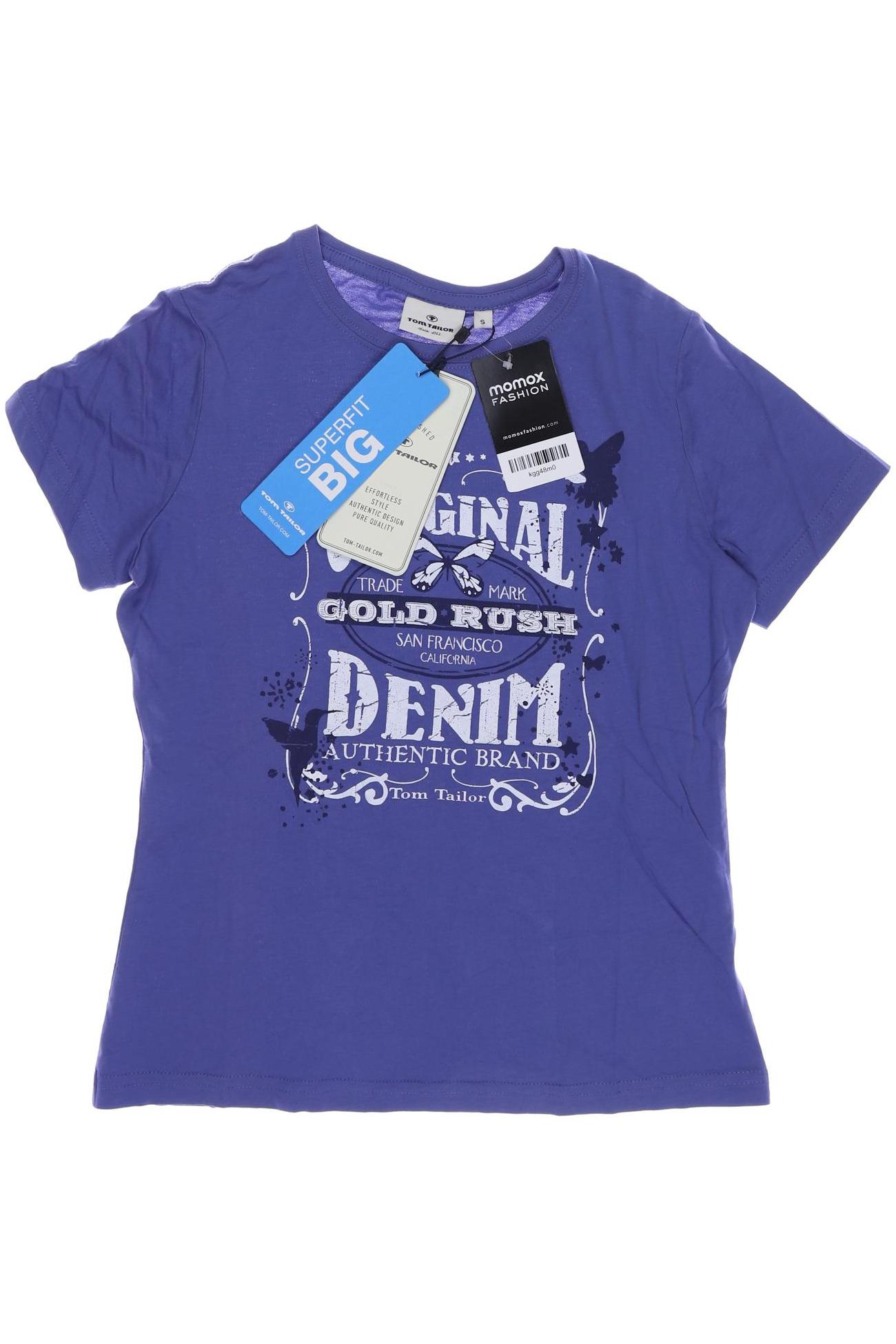 

Tom Tailor Damen T-Shirt, blau, Gr. 140