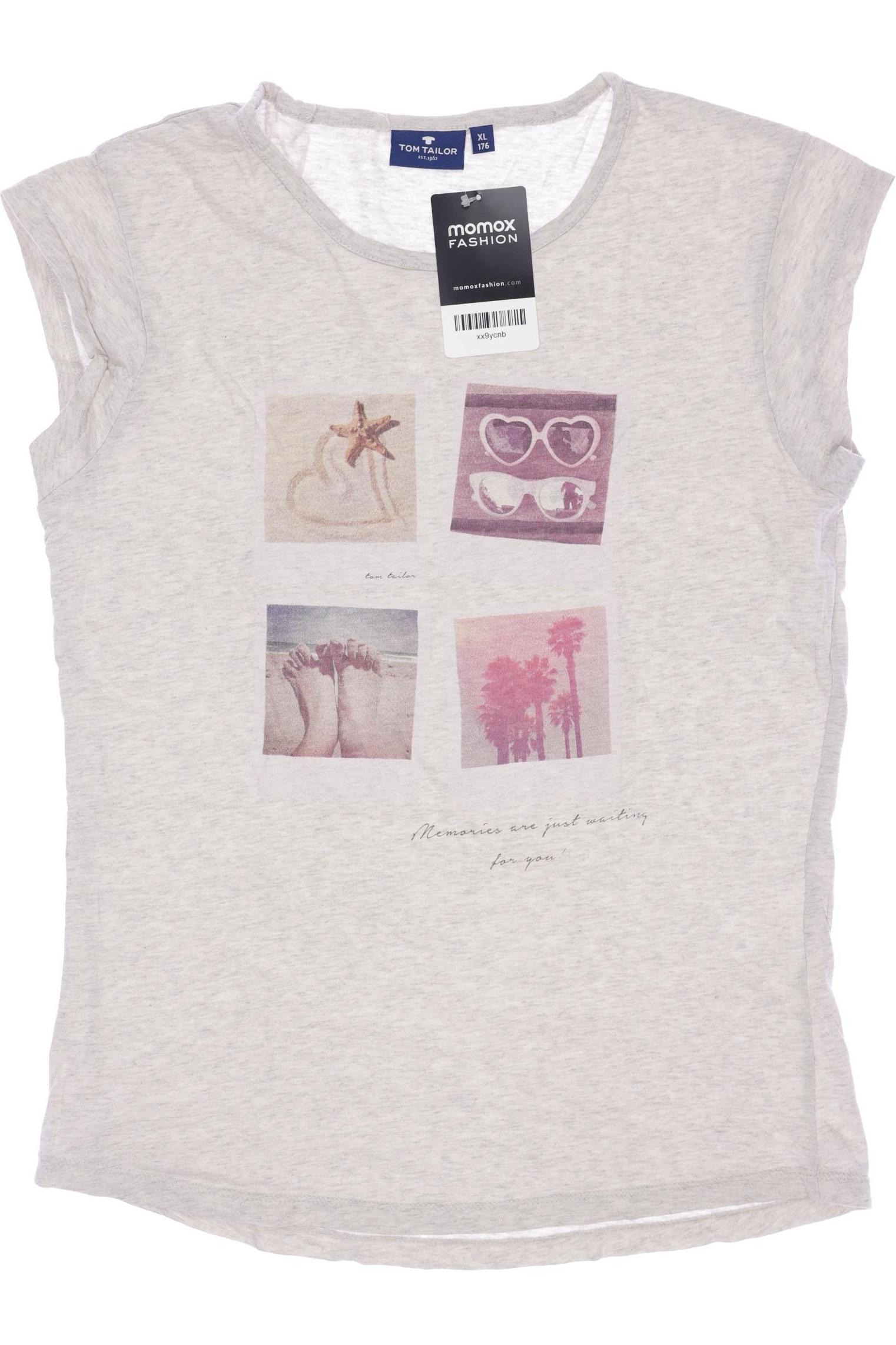 

Tom Tailor Damen T-Shirt, cremeweiß, Gr. 176