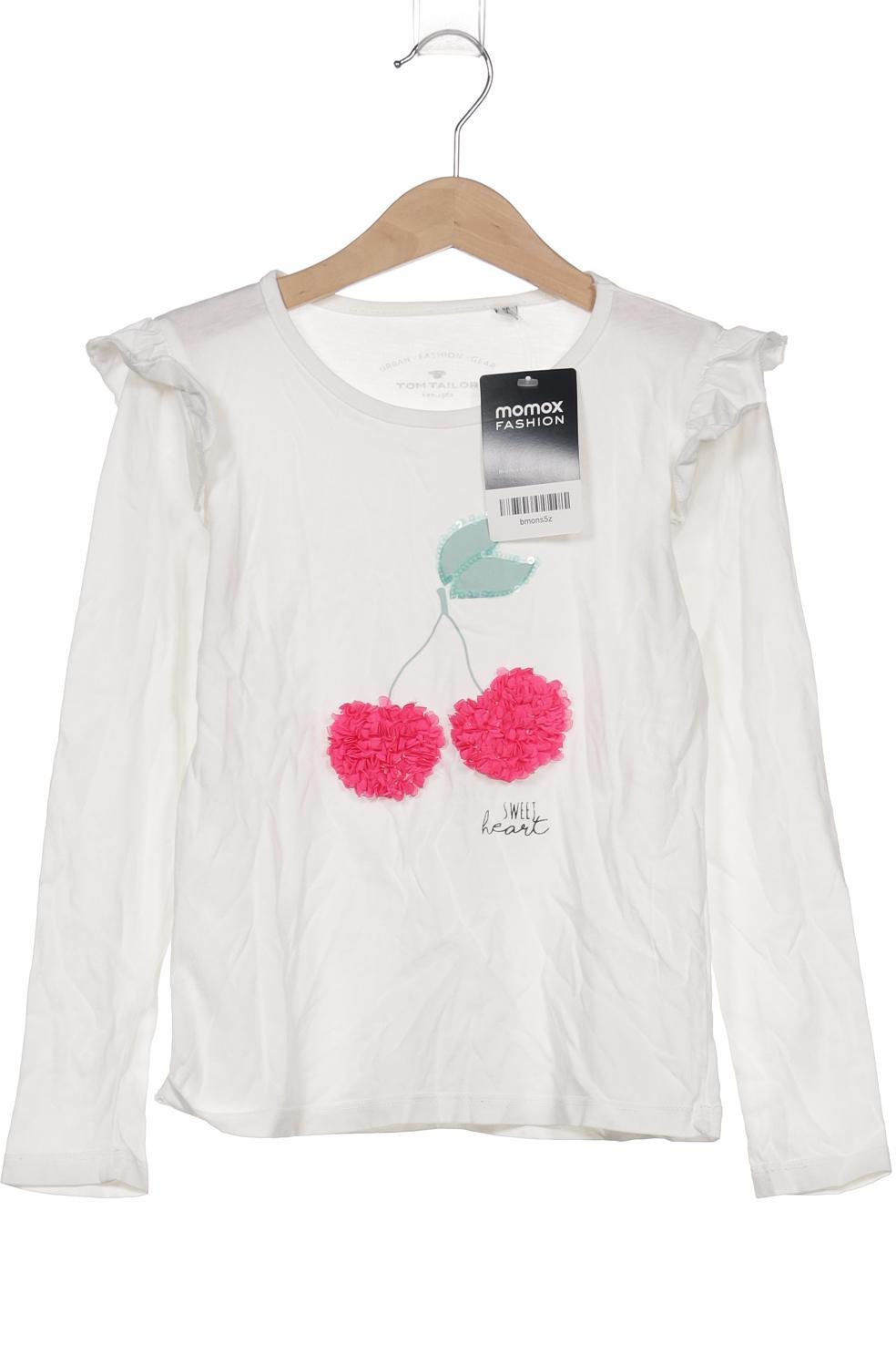 

Tom Tailor Damen Langarmshirt, weiß, Gr. 116