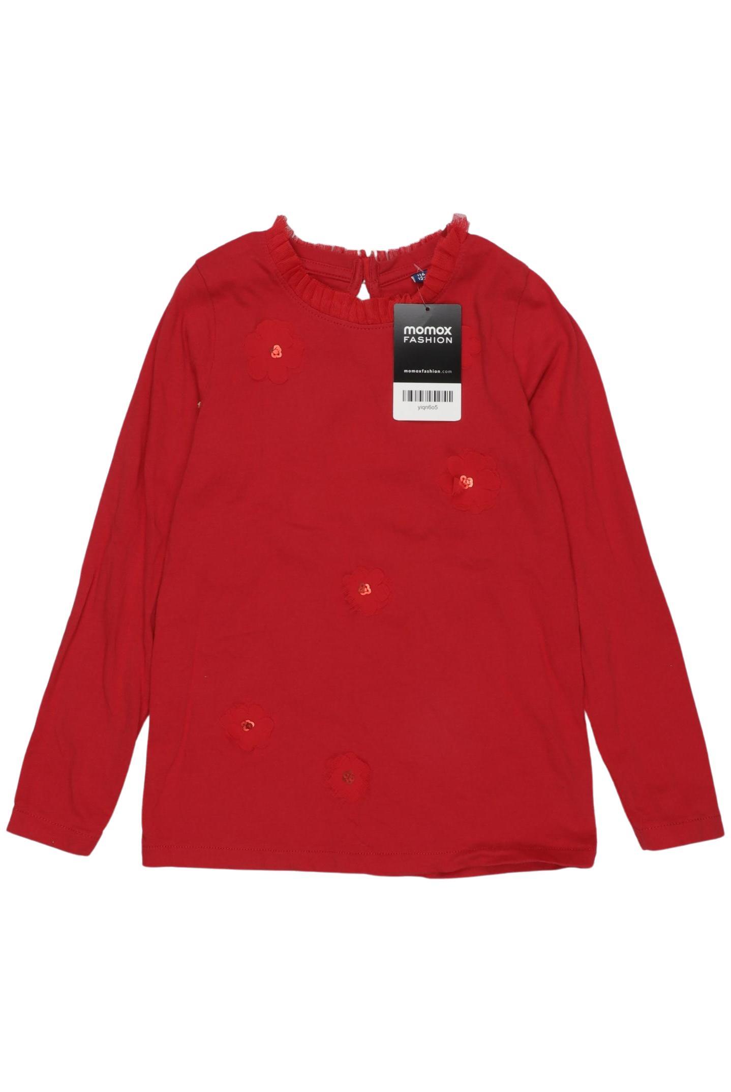 

Tom Tailor Damen Langarmshirt, rot, Gr. 116
