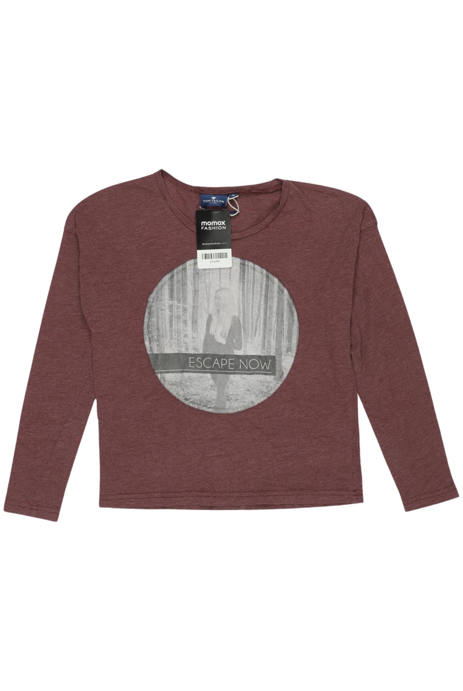 

Tom Tailor Damen Langarmshirt, rot, Gr. 152