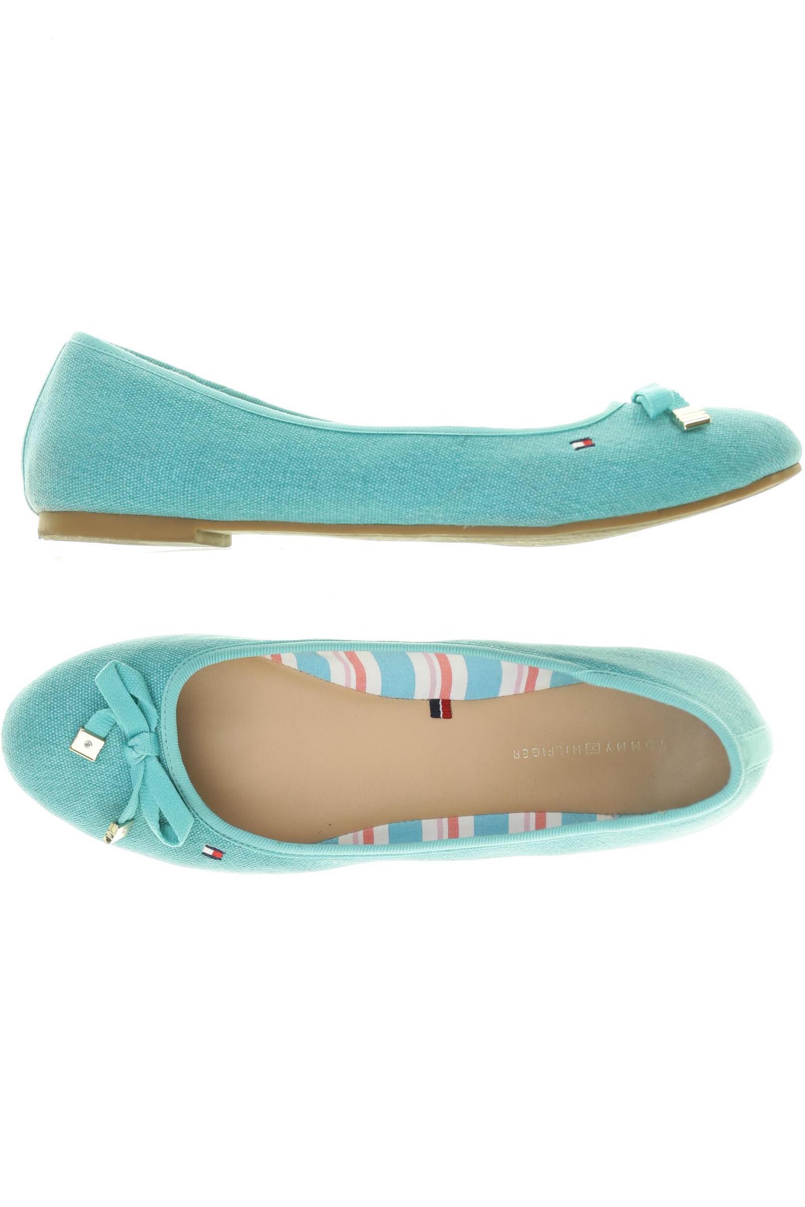 

Tommy Hilfiger Damen Ballerinas, türkis, Gr. 41