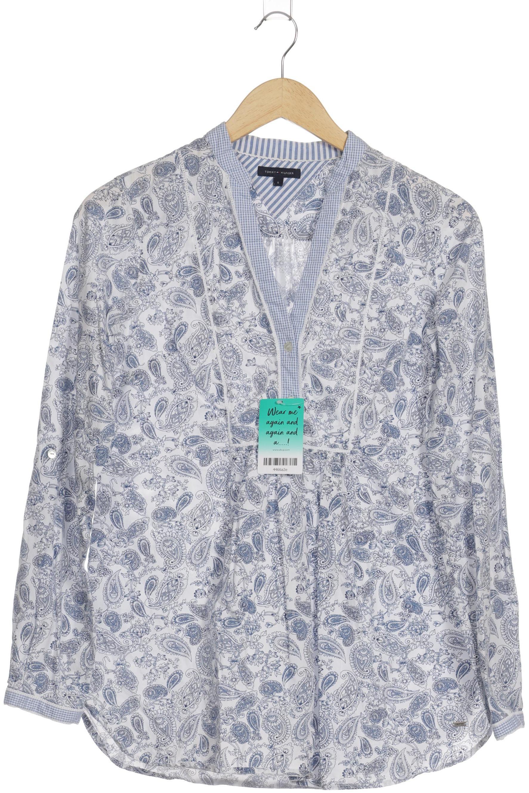 

Tommy Hilfiger Damen Bluse, blau, Gr. 6