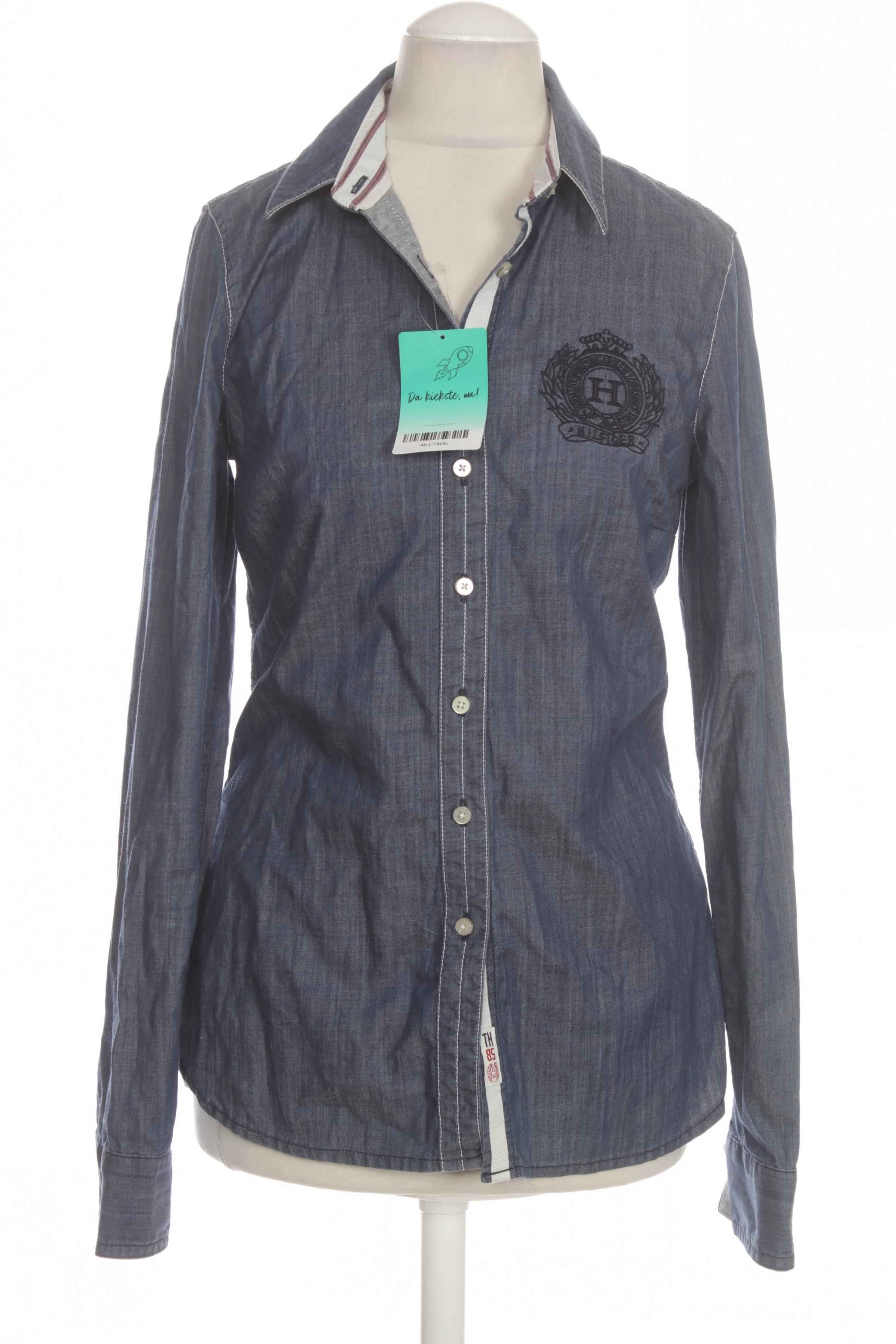 

Tommy Hilfiger Damen Bluse, blau, Gr.