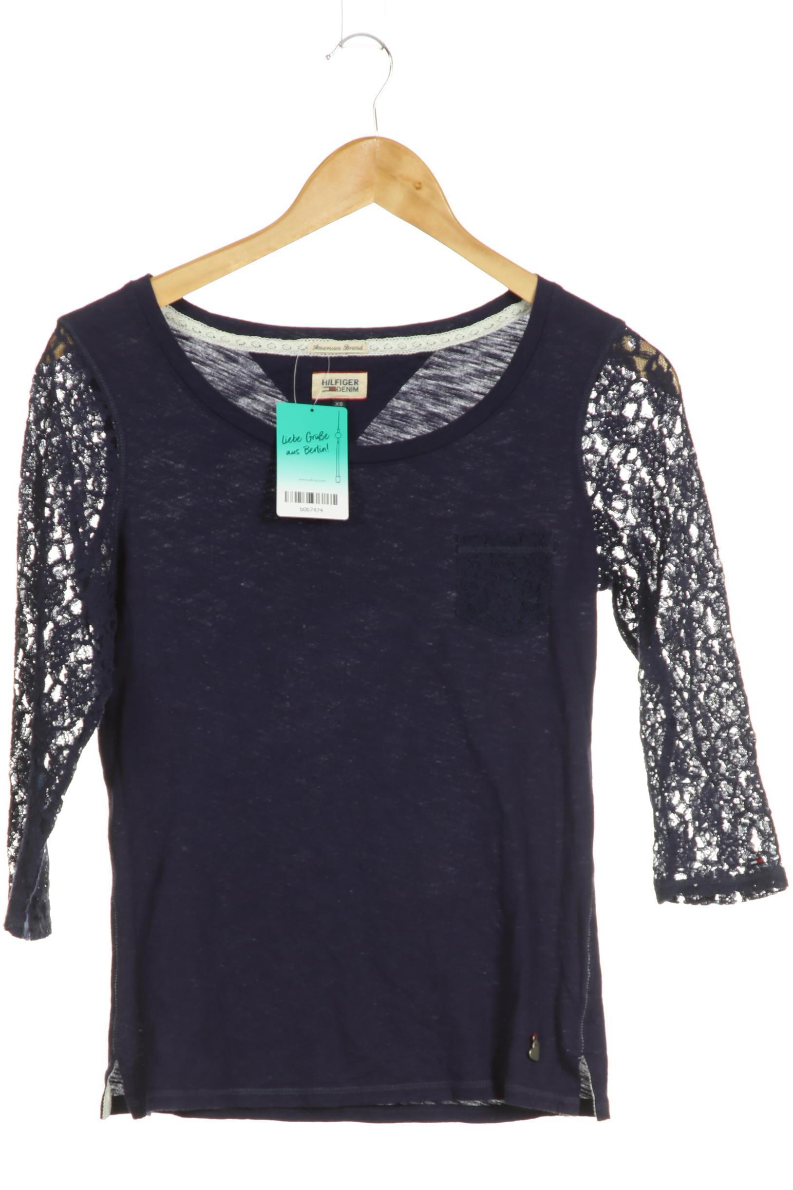 

Tommy Hilfiger Damen Bluse, blau, Gr.