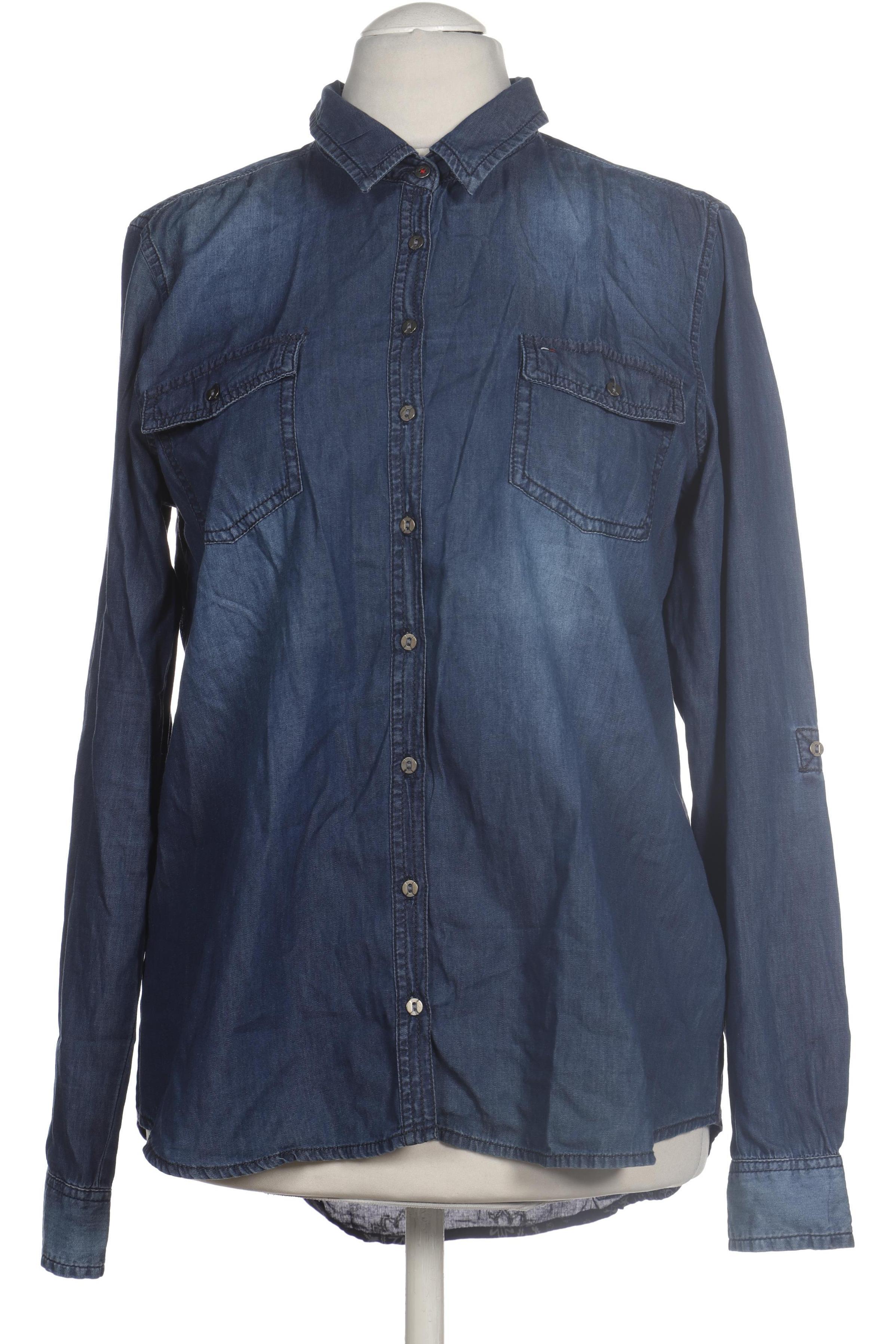 

Tommy Hilfiger Damen Bluse, blau, Gr.