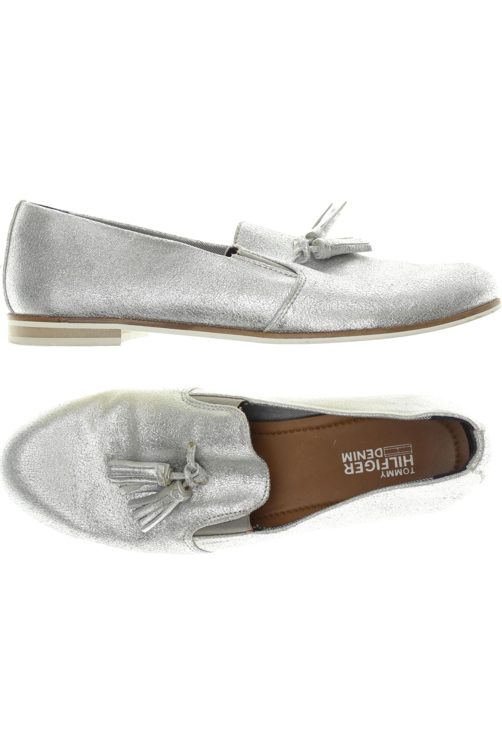 

Hilfiger Denim Damen Halbschuh, silber, Gr. 40