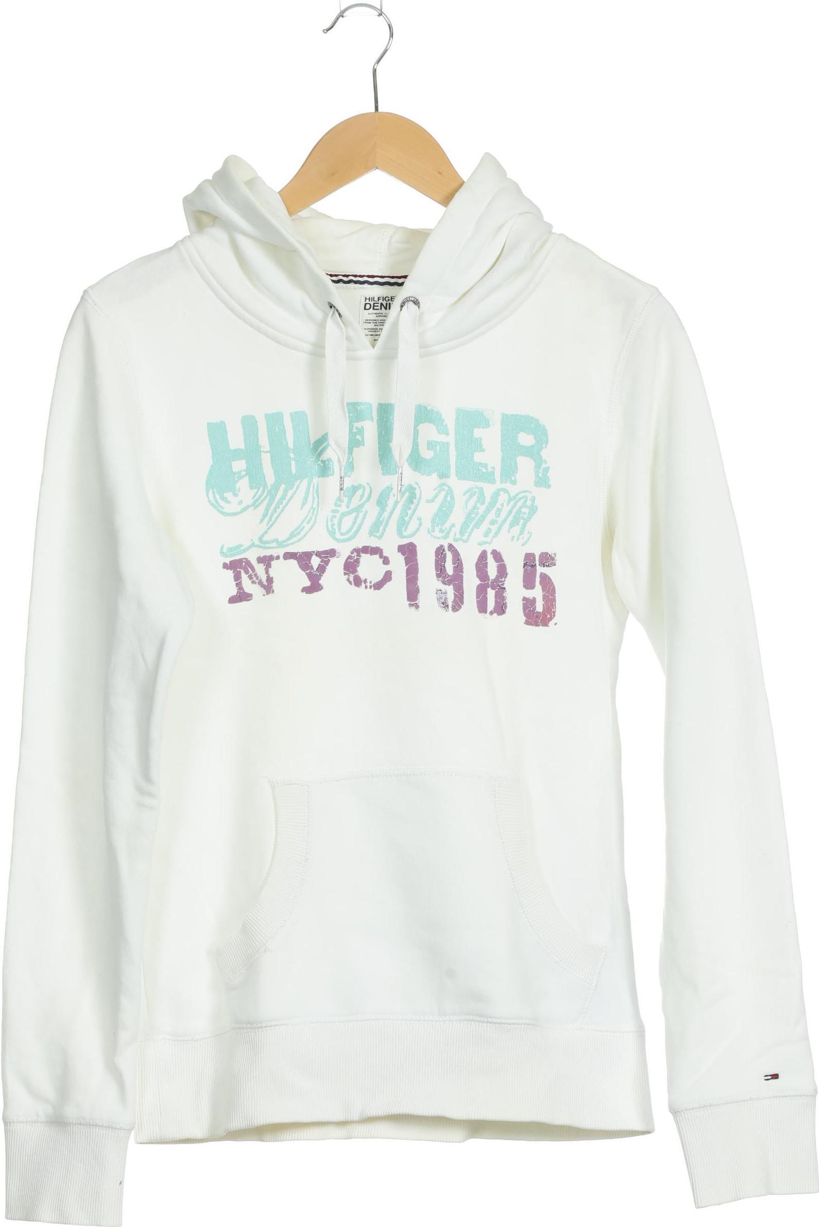 

Hilfiger Denim Damen Kapuzenpullover, weiß, Gr.